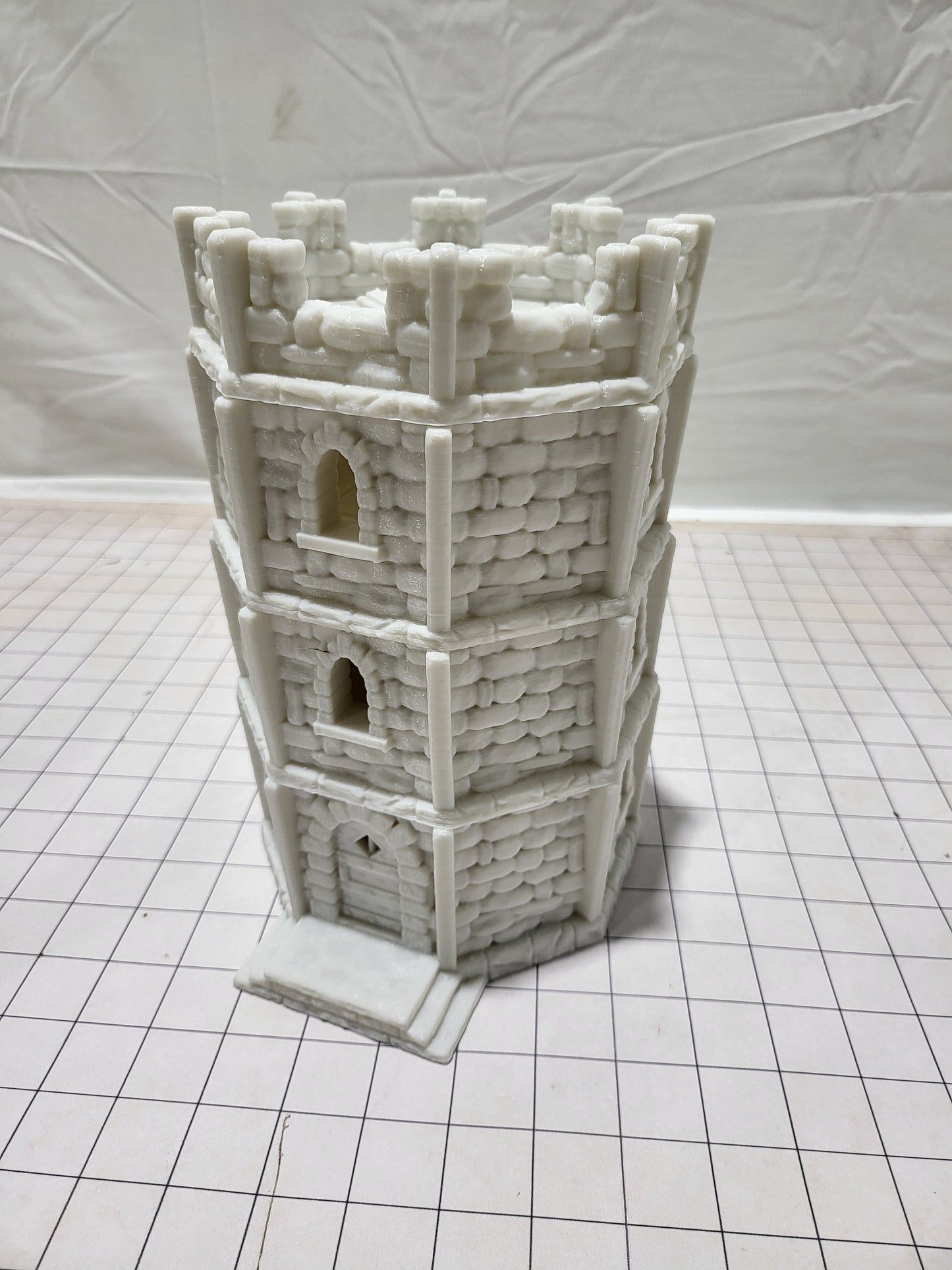 DnD Miniature, 40k Terrain, Train Terrain, Tabletop Town, Tabletop Game, Dnd Table, DND Terrain, DND Miniatures, gaming terrain, 28mm Castle, 28mm Terrain, warhammer, time keeper