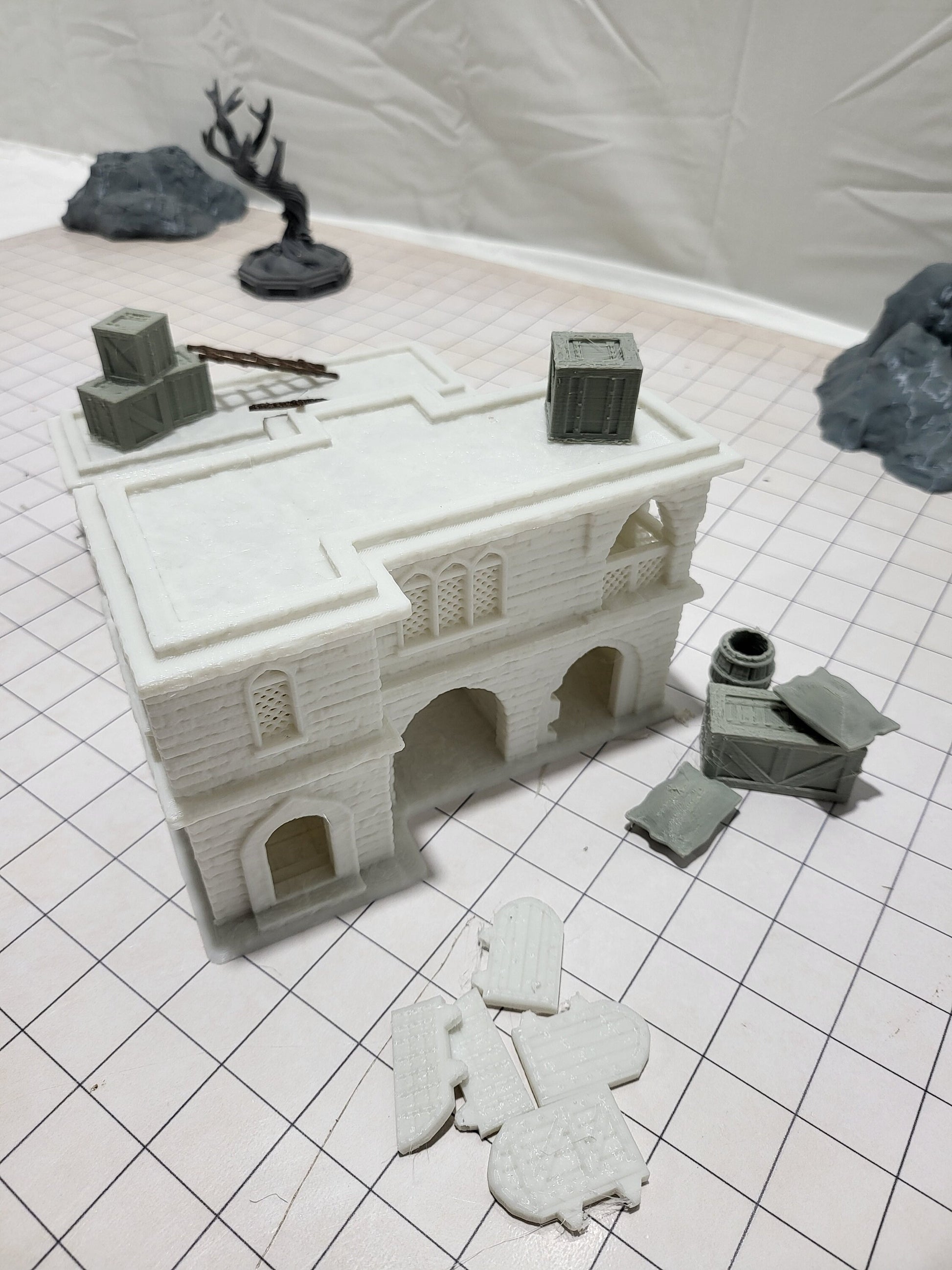 Desert Manor, Arabian Manor, Desert terrain, dungeons and dragons
