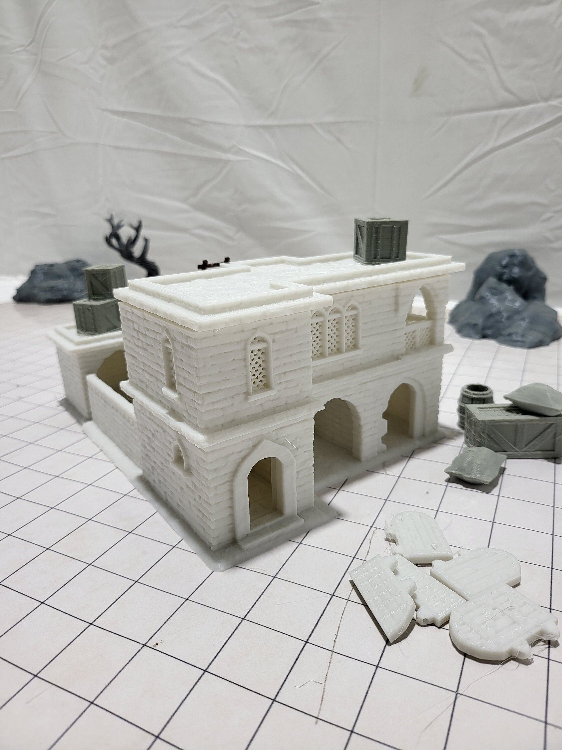 Desert Manor, Arabian Manor, Desert terrain, dungeons and dragons