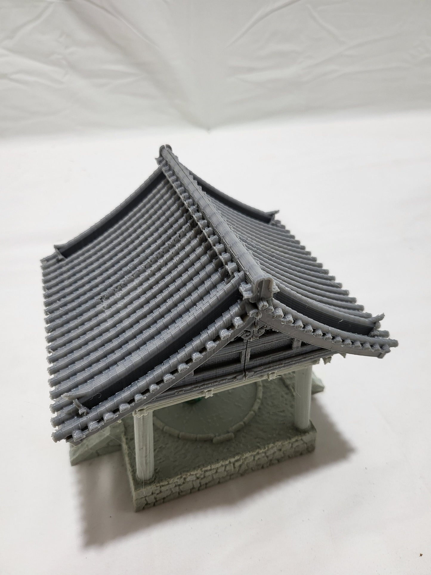 samurai, samurai Castle, ninja, japanese, japan, Dungeons and Dragons, Castle, palace, Castle Terrain, wargaming, Dungeons and Dragons, miniatures, 3D printed, Fantasy Inn, Fantasy Terrain, RPG Terrain, Age of Sigmar, Fantasy Village, Tabletop, bell