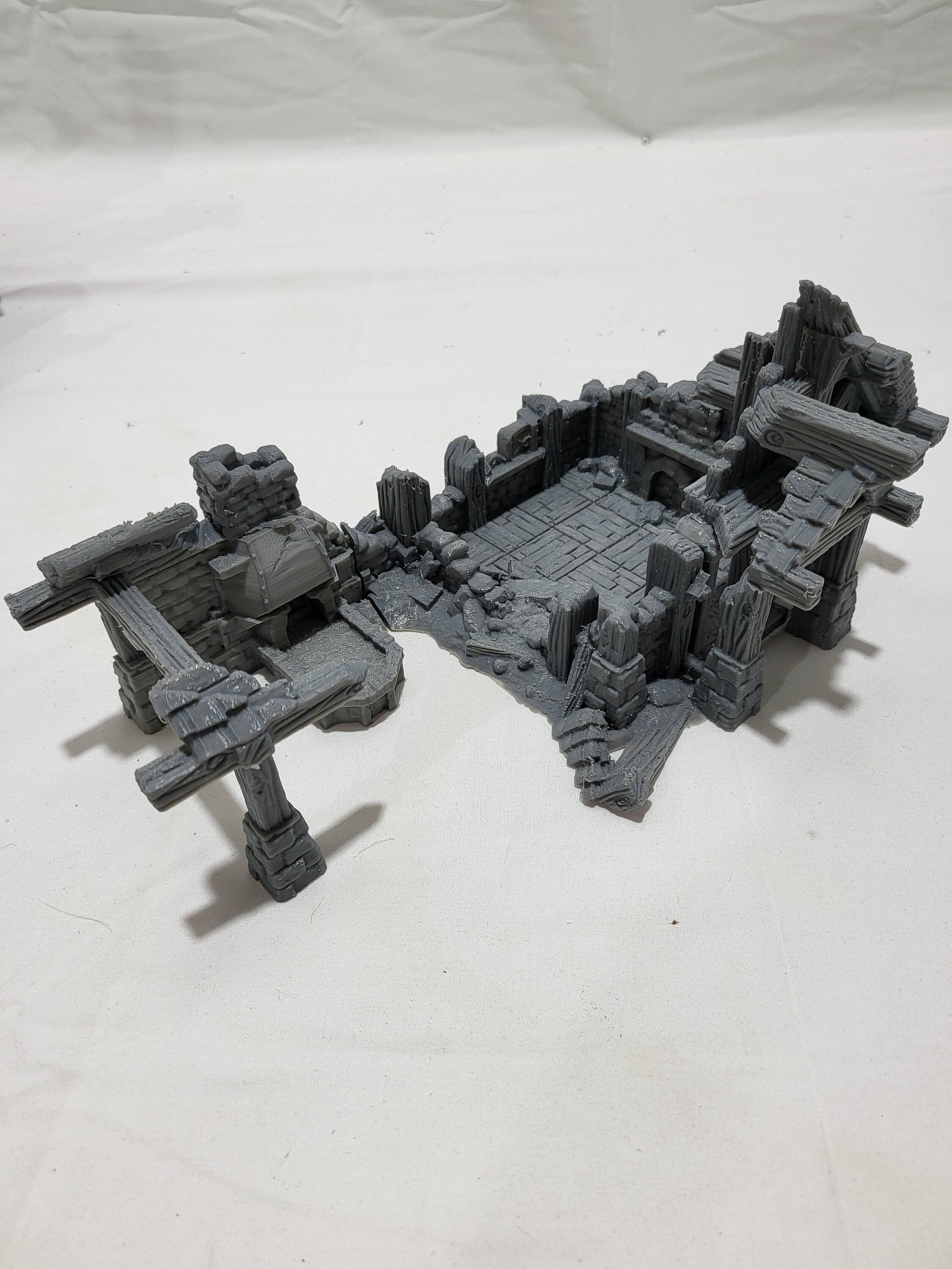 Barrenfall Ruins Bundle, 3 ruined buildings & 1 Tower Ruin