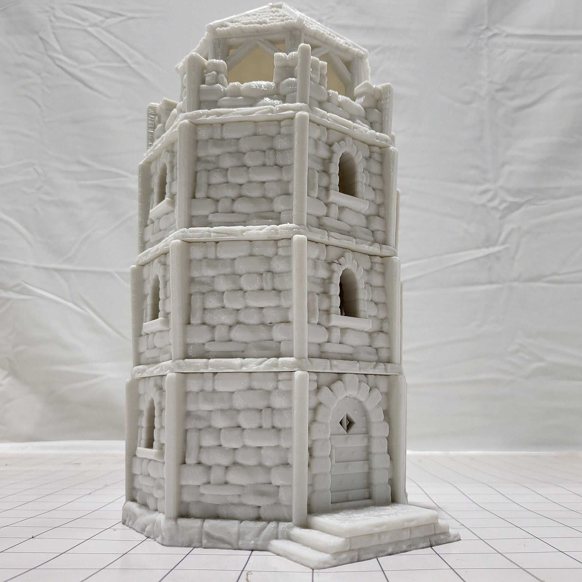 DnD Miniature, 40k Terrain, Train Terrain, Tabletop Town, Tabletop Game, Dnd Table, DND Terrain, DND Miniatures, gaming terrain, 28mm Castle, 28mm Terrain, warhammer, time keeper