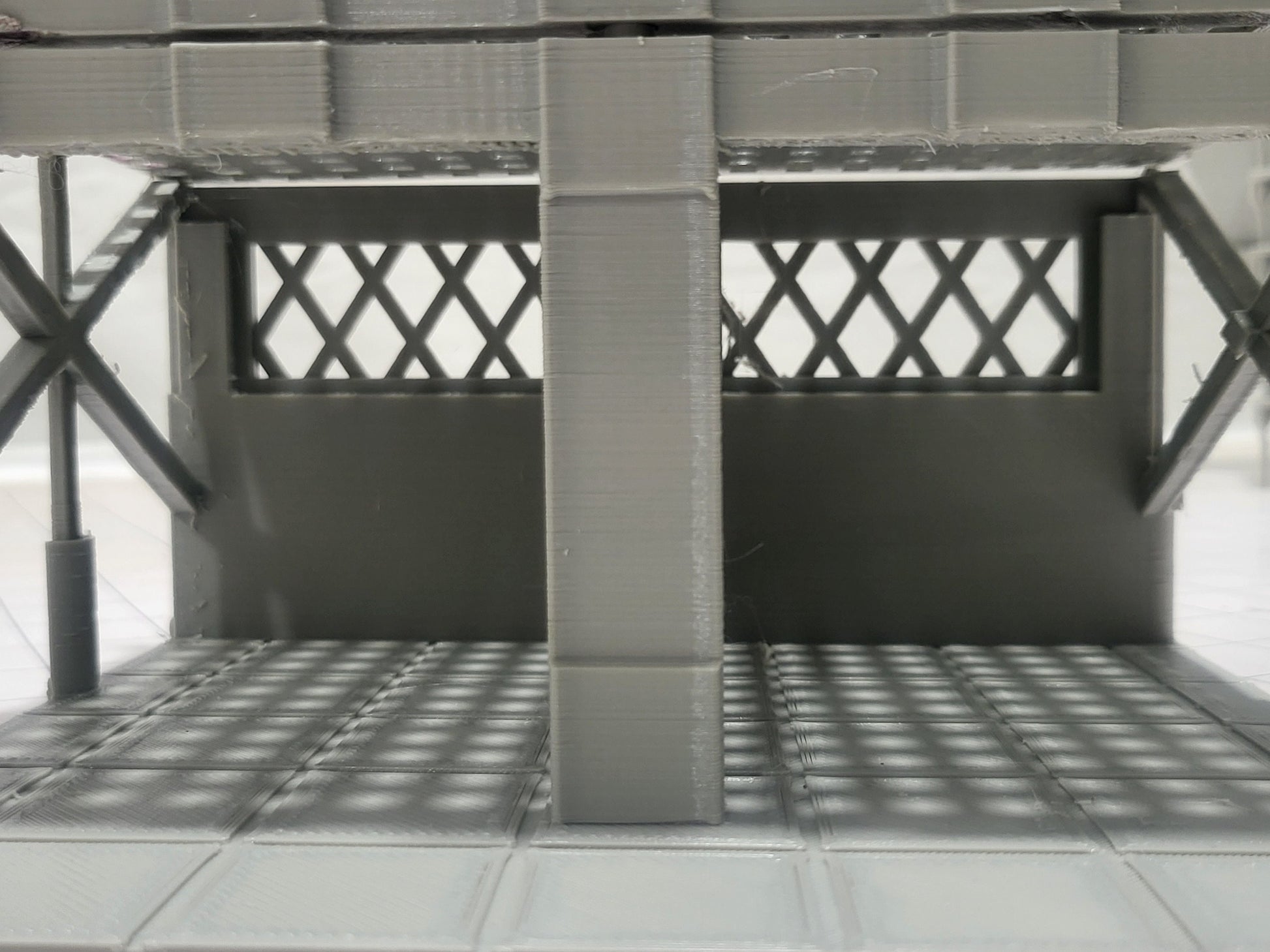 Industrial platform, work platform, warehouse district, battlement platform