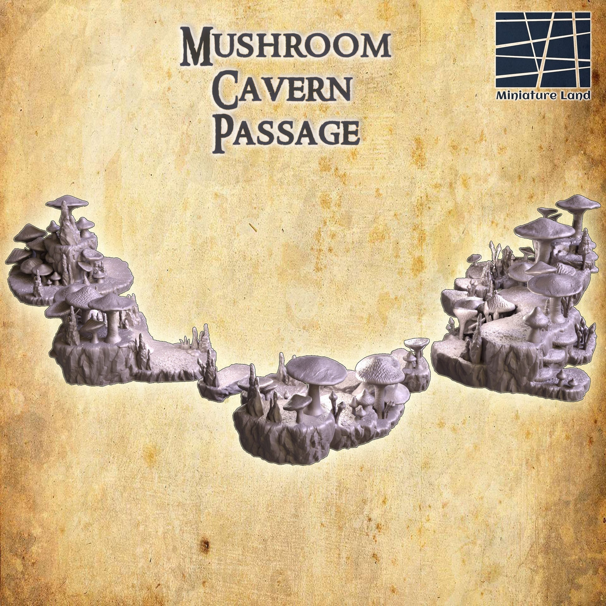 Cavern of Shrooms, Mushroom Cavern, Mushroom Passage