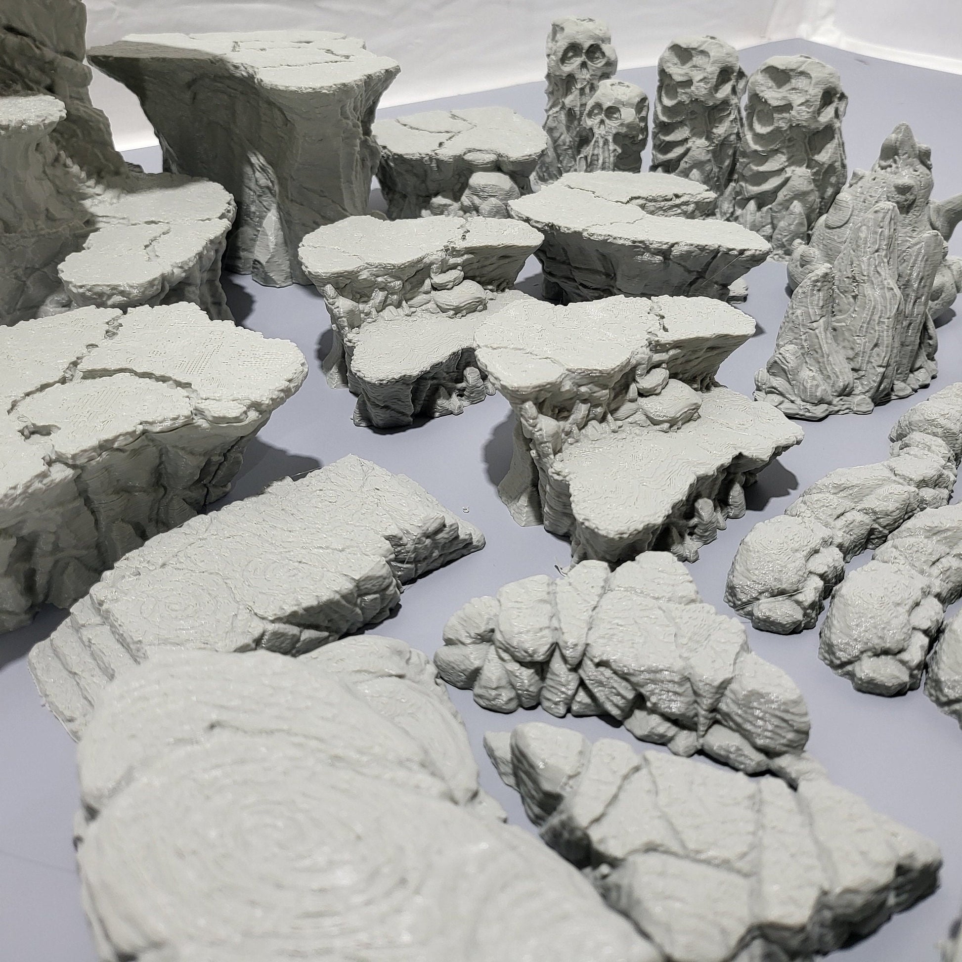 Plateau, Cliffs, dndterrain, terrain, mountains, mountain terrain, tabletop terrain, tabletop, dnd, dnd5e, crags, utopia,skulls, outcrops, mtn, cliff, shrooms, mushrooms,tabletop cliff, wargaming,adventure