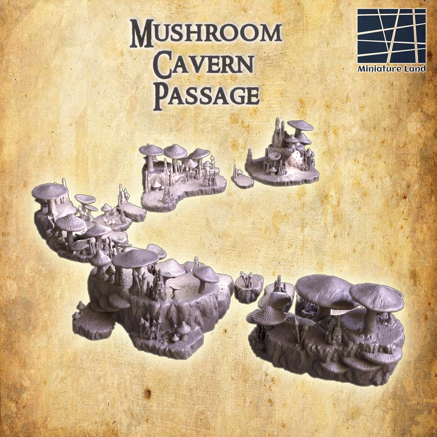 Cavern of Shrooms, Mushroom Cavern, Mushroom Passage