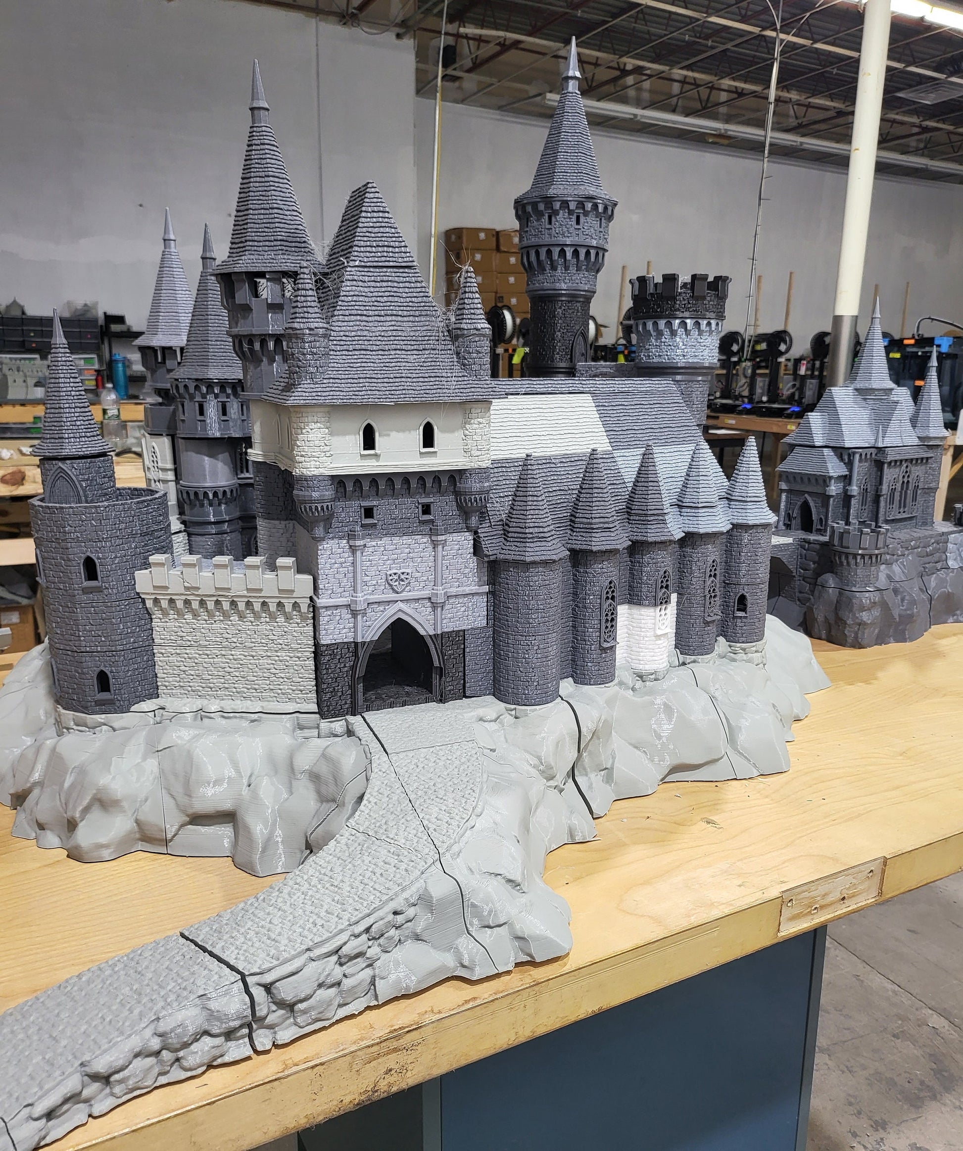 Curse of Strahd, Ravenloft, Christmas, Castle Terrain, wargaming, Dungeons and Dragons, miniatures, 3D printed, Fantasy Inn, Fantasy Terrain, RPG Terrain,  Age of Sigmar, Fantasy Village, Tabletop, Tabletop terrain, Tabletop RPG, Buildings
