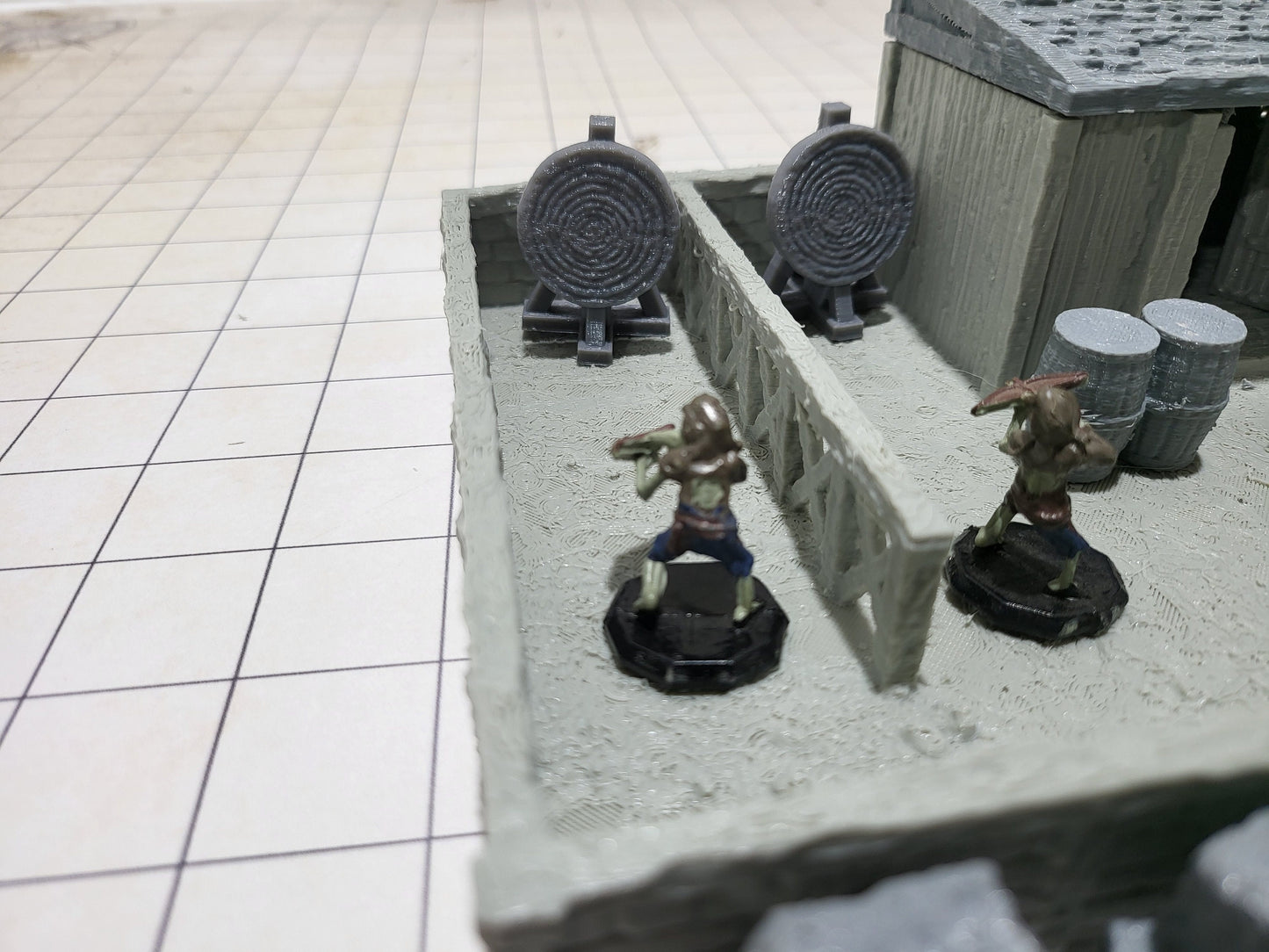 Archers Guild, Bow maker, Christmas, Castle Terrain, wargaming, Dungeons and Dragons, miniatures, 3D printed, Fantasy Inn, Fantasy Terrain, RPG Terrain, Age of Sigmar, Fantasy Village, Tabletop, Tabletop terrain, Tabletop RPG, Buildings,Archery