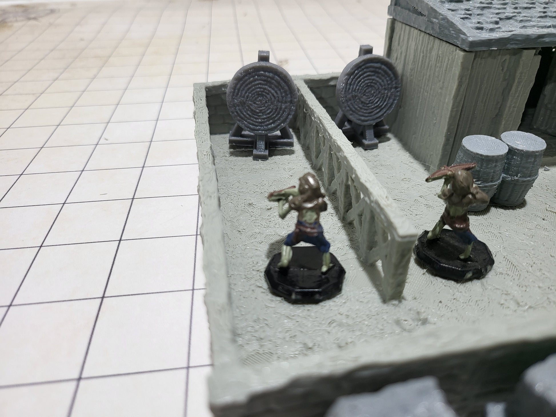 Archers Guild, Bow maker, Christmas, Castle Terrain, wargaming, Dungeons and Dragons, miniatures, 3D printed, Fantasy Inn, Fantasy Terrain, RPG Terrain, Age of Sigmar, Fantasy Village, Tabletop, Tabletop terrain, Tabletop RPG, Buildings,Archery