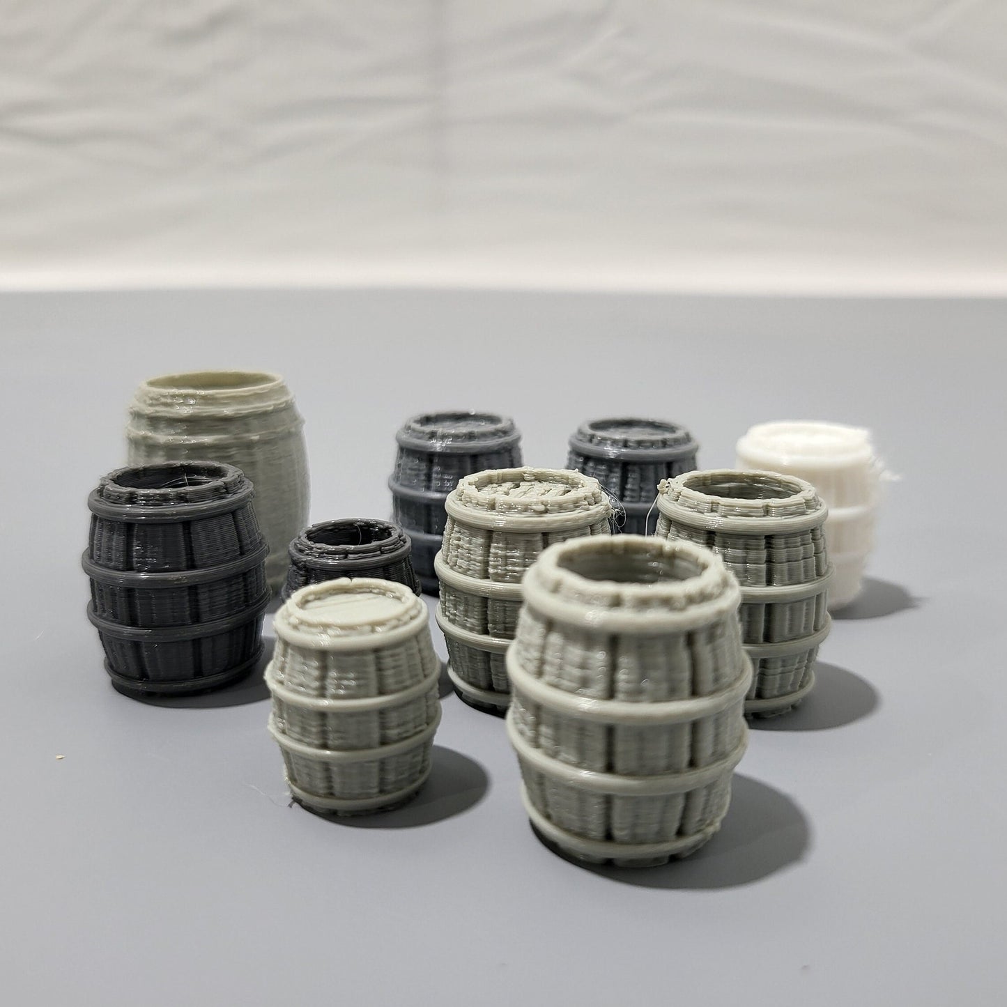 Mixed Barrel Set, 10 Mixed size Barrels