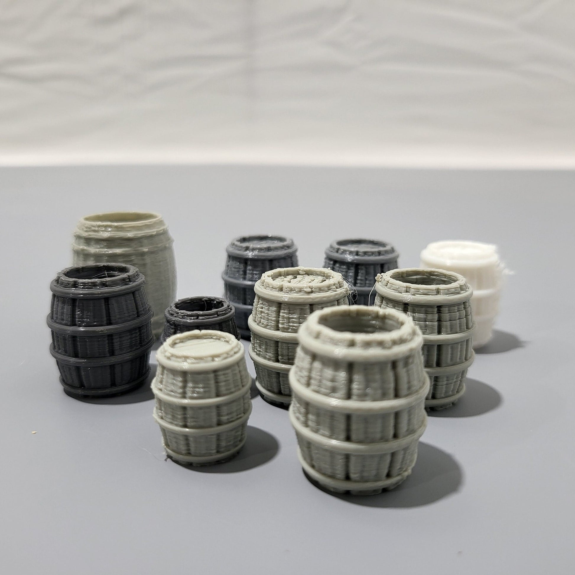 Mixed Barrel Set, 10 Mixed size Barrels