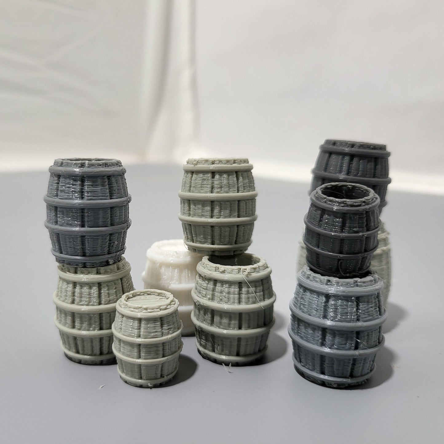 Mixed Barrel Set, 10 Mixed size Barrels