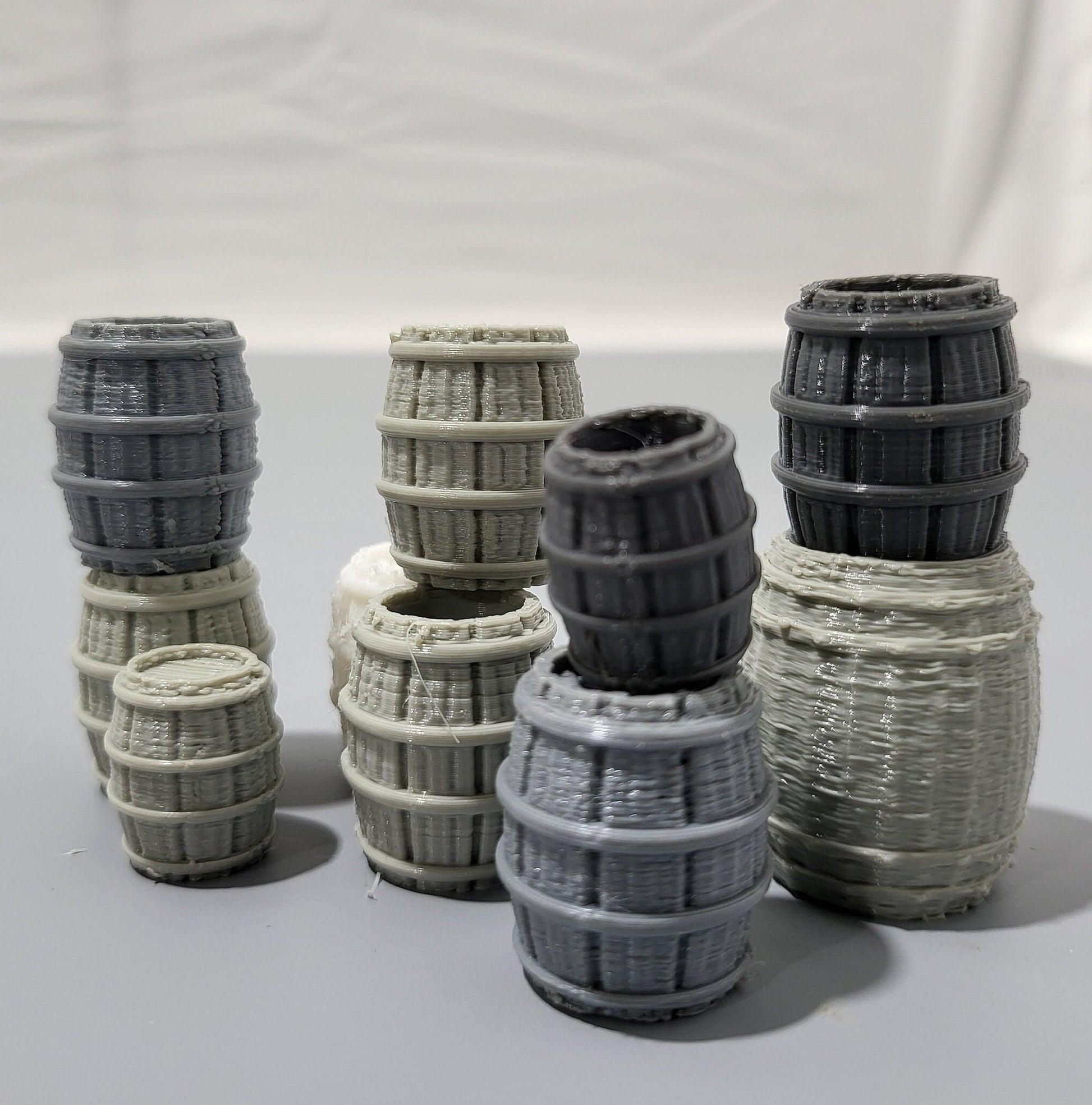Mixed Barrel Set, 10 Mixed size Barrels