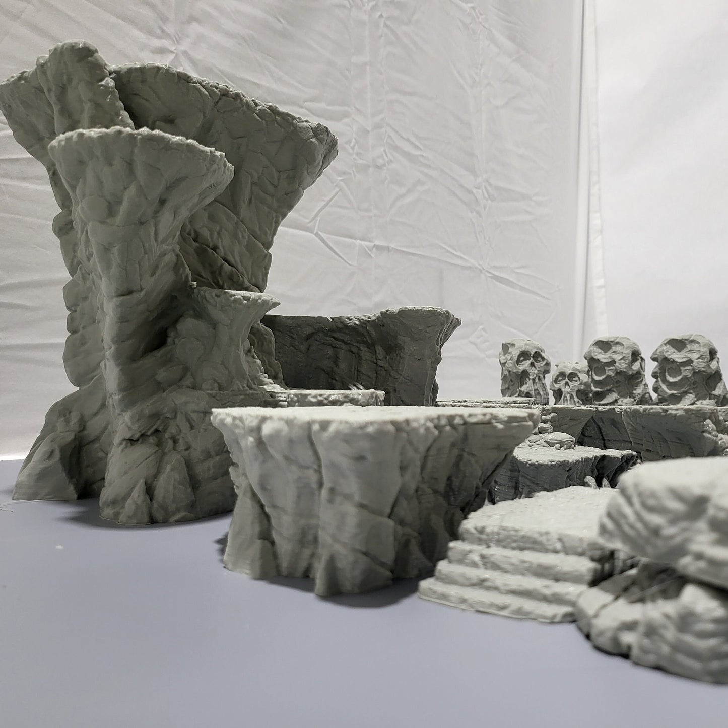Plateau, Cliffs, dndterrain, terrain, mountains, mountain terrain, tabletop terrain, tabletop, dnd, dnd5e, crags, utopia,skulls, outcrops, mtn, cliff, shrooms, mushrooms,tabletop cliff, wargaming,adventure