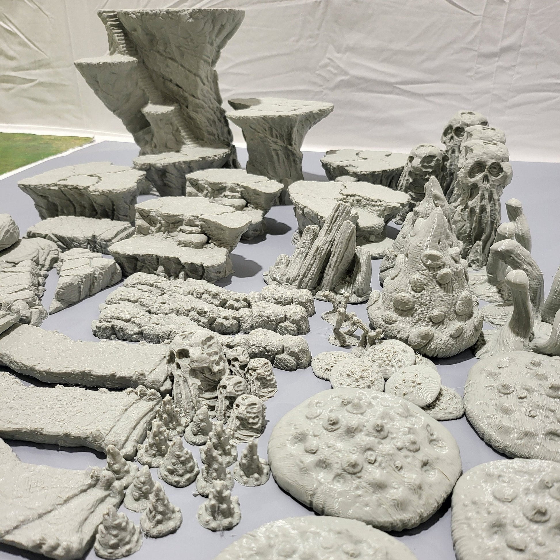 Plateau, Cliffs, dndterrain, terrain, mountains, mountain terrain, tabletop terrain, tabletop, dnd, dnd5e, crags, utopia,skulls, outcrops, mtn, cliff, shrooms, mushrooms,tabletop cliff, wargaming,adventure