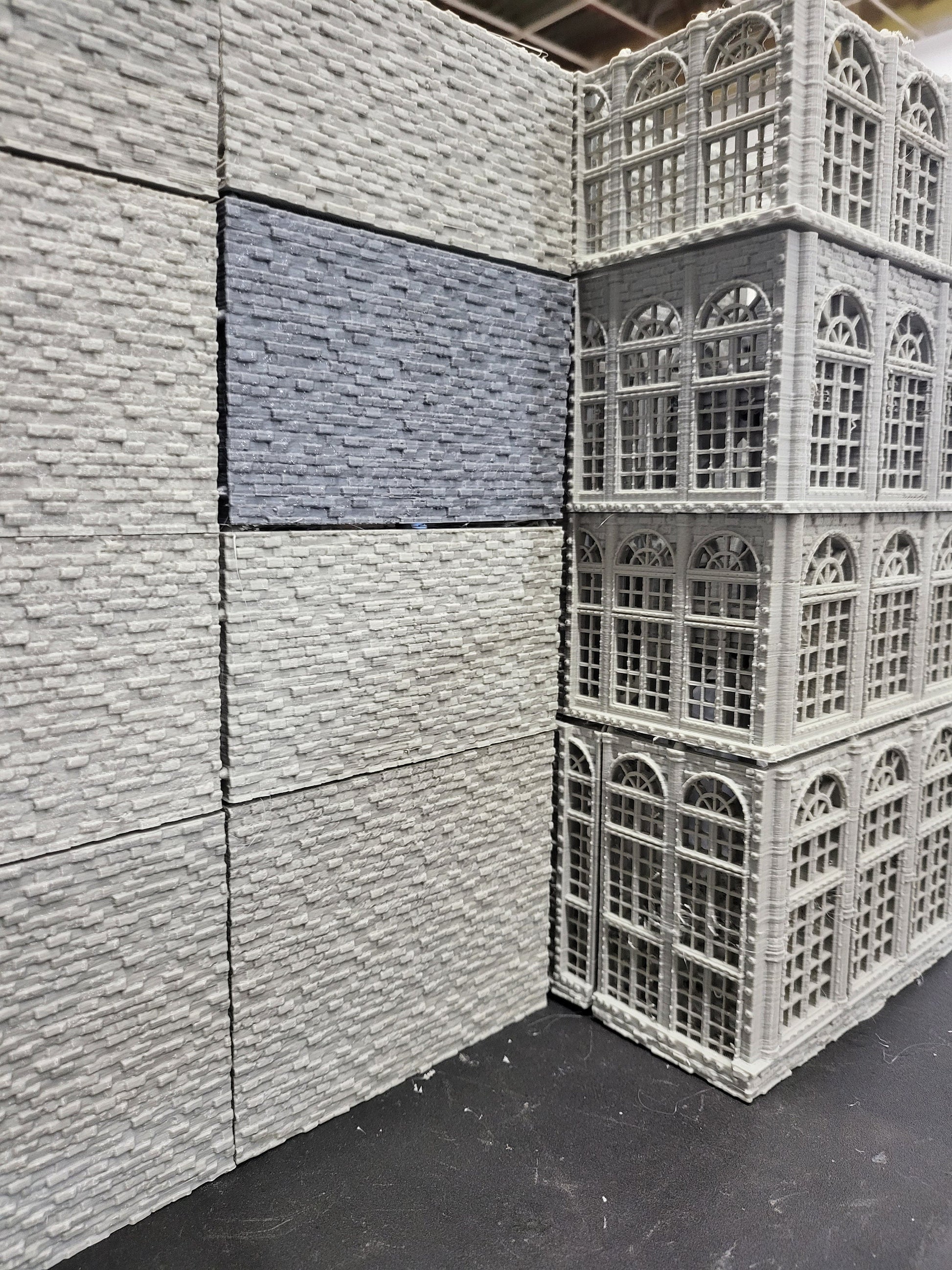 Steampunk Laandan, Long building, Victorian Terrain, modular building, modular terrain