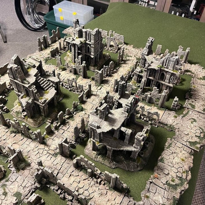 Old City Ruins, Ambush Grounds, Ruined Castle, Ruins, DndTerrain, Dungeons and Dragons