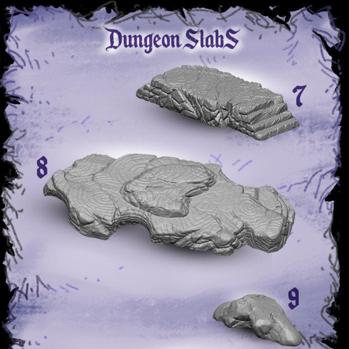 Adventure,Bundle ,Walkways ,Tombs ,Mausoleum ,DND ,DNd Terrain ,tabletop terrain ,terrain ,ruins, crags, slabs, dungeon labs, dungeon, vertical terrain, tabletop terrain, cave system, cavern, rocky terrain, tabletop rocks, dnd terrain, cliffs, slab