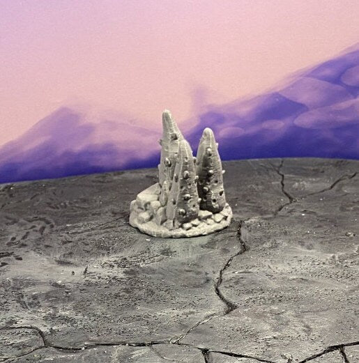 Highly detailed 3D-printed fungal clusters for tabletop RPGs like DnD and Pathfinder. Features include realistic textures of mushrooms, spores, and infected growths, perfect for mystical forests and infected zones.