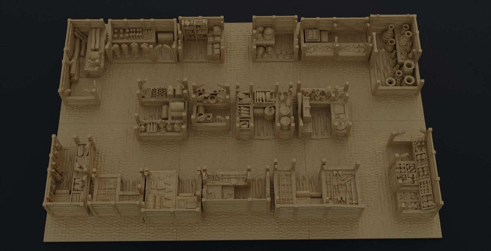 dnd terrain, Dungeons and Dragons, Dungeon Master, Bundle, board game, warhammer 40k, star wars, Market Stalls, fish, pottery, books, role playing games, Desert Terrain, Market, Hamas, Middle East, Israel, Desert Market, Syrian, Desert, ARAB, stalls