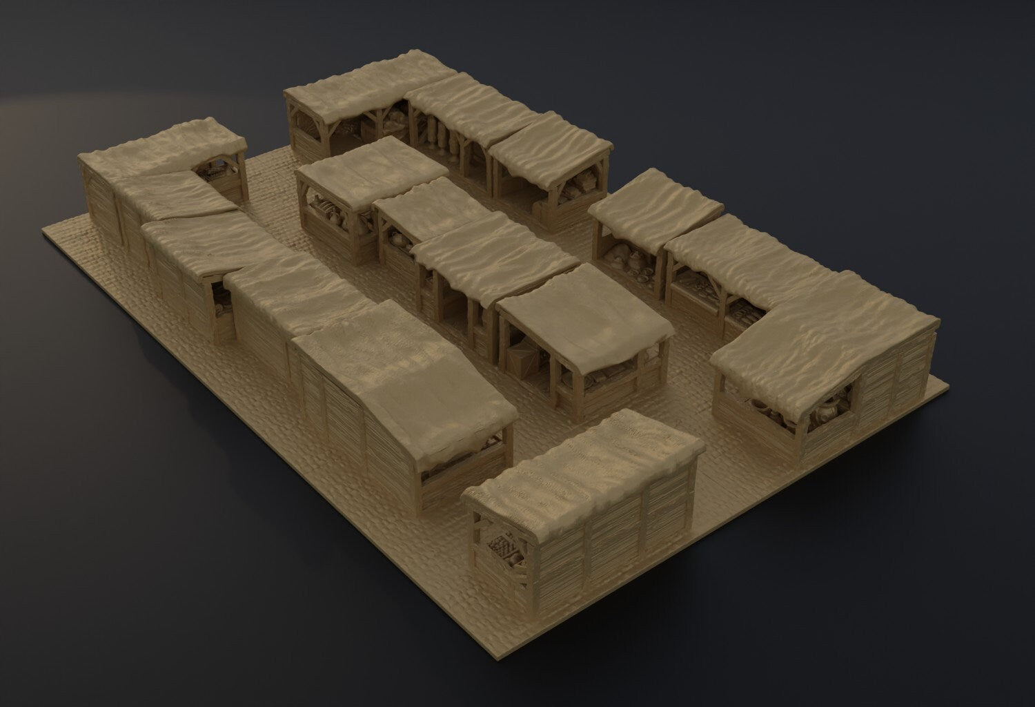 dnd terrain, Dungeons and Dragons, Dungeon Master, Bundle, board game, warhammer 40k, star wars, Market Stalls, fish, pottery, books, role playing games, Desert Terrain, Market, Hamas, Middle East, Israel, Desert Market, Syrian, Desert, ARAB, stalls