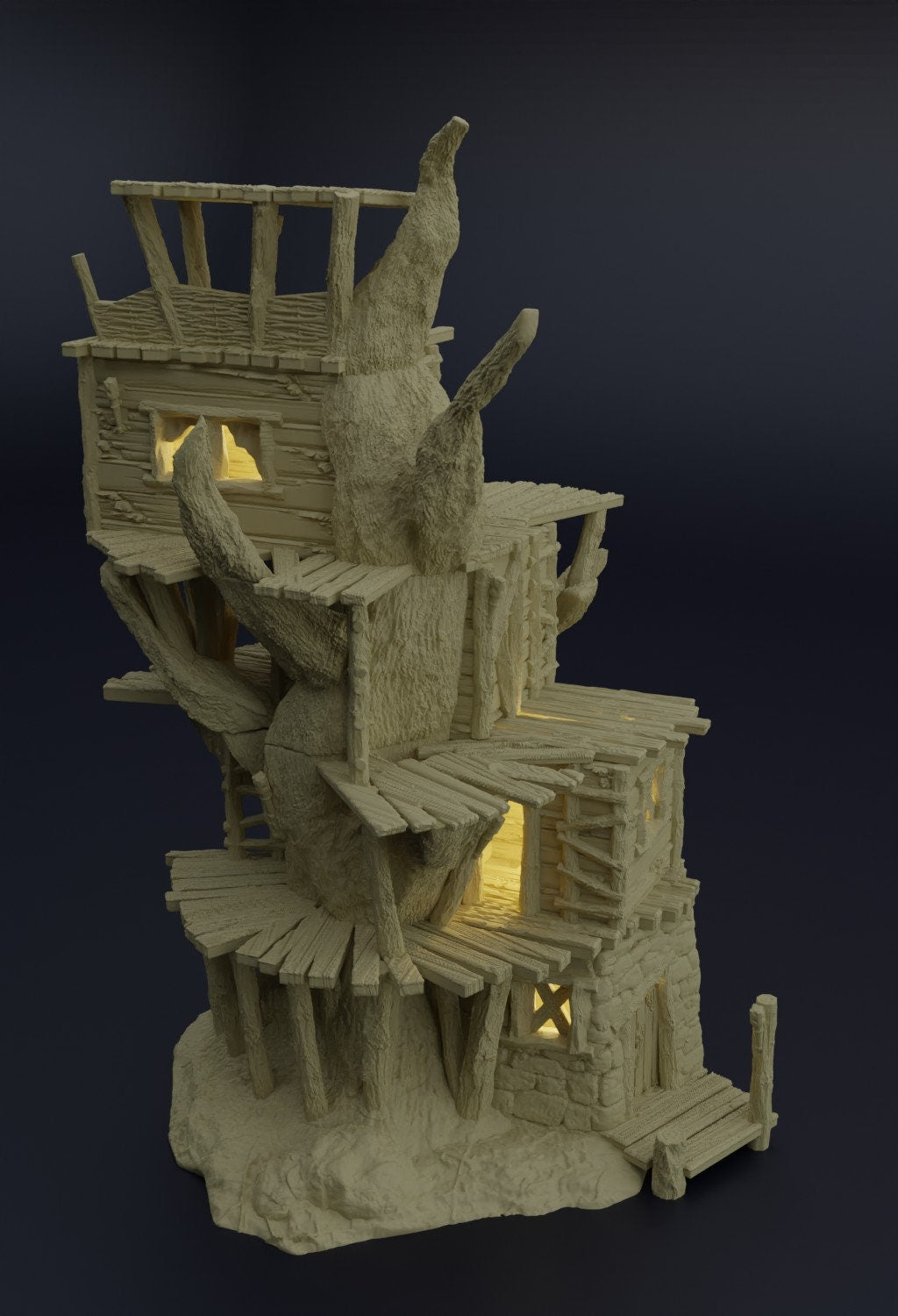 Ratling Hovel, Ratling Tree House, Slums House