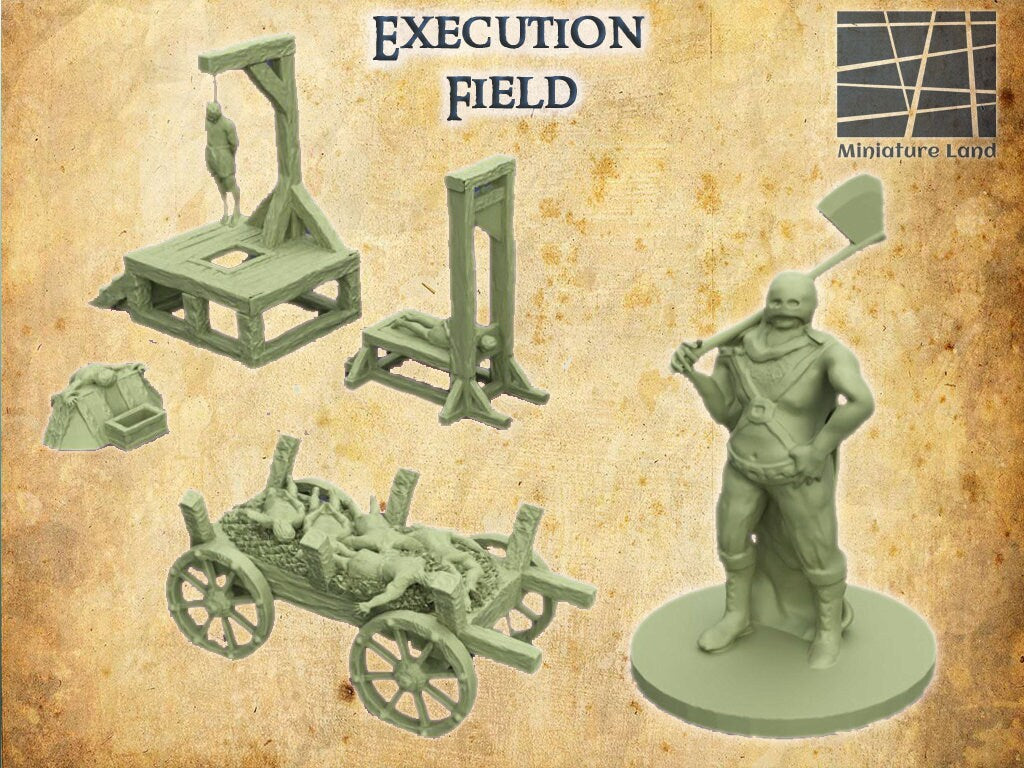 Execution Field , Execution Grounds, Execution Buildings, Gallows