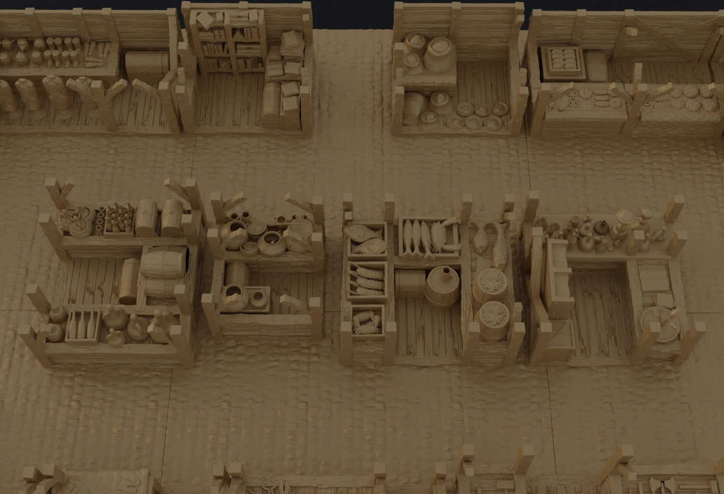 dnd terrain, Dungeons and Dragons, Dungeon Master, Bundle, board game, warhammer 40k, star wars, Market Stalls, fish, pottery, books, role playing games, Desert Terrain, Market, Hamas, Middle East, Israel, Desert Market, Syrian, Desert, ARAB, stalls