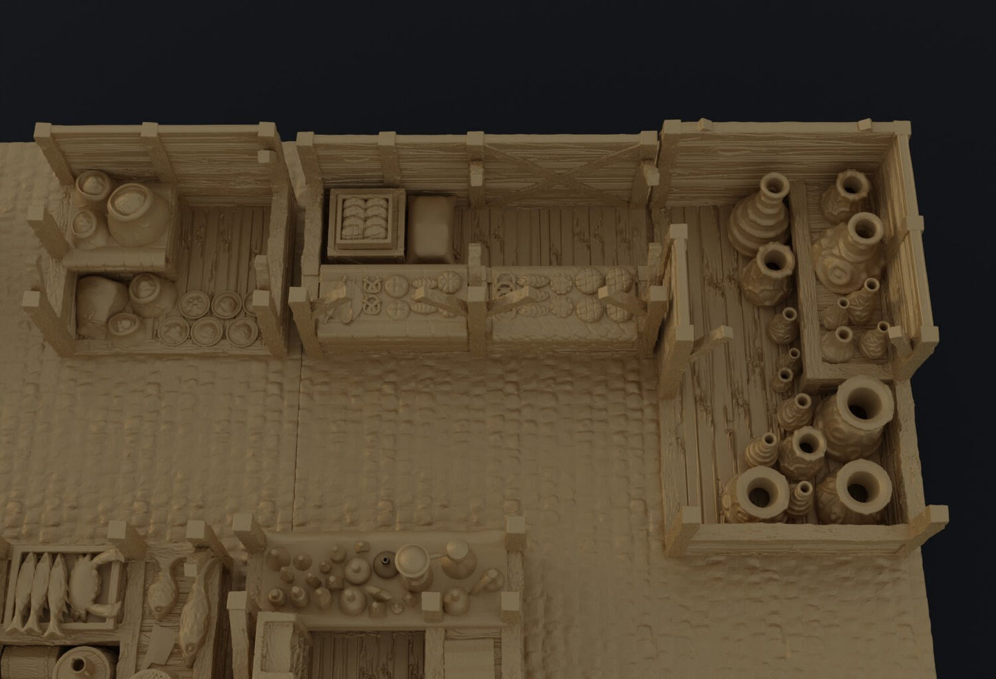 dnd terrain, Dungeons and Dragons, Dungeon Master, Bundle, board game, warhammer 40k, star wars, Market Stalls, fish, pottery, books, role playing games, Desert Terrain, Market, Hamas, Middle East, Israel, Desert Market, Syrian, Desert, ARAB, stalls