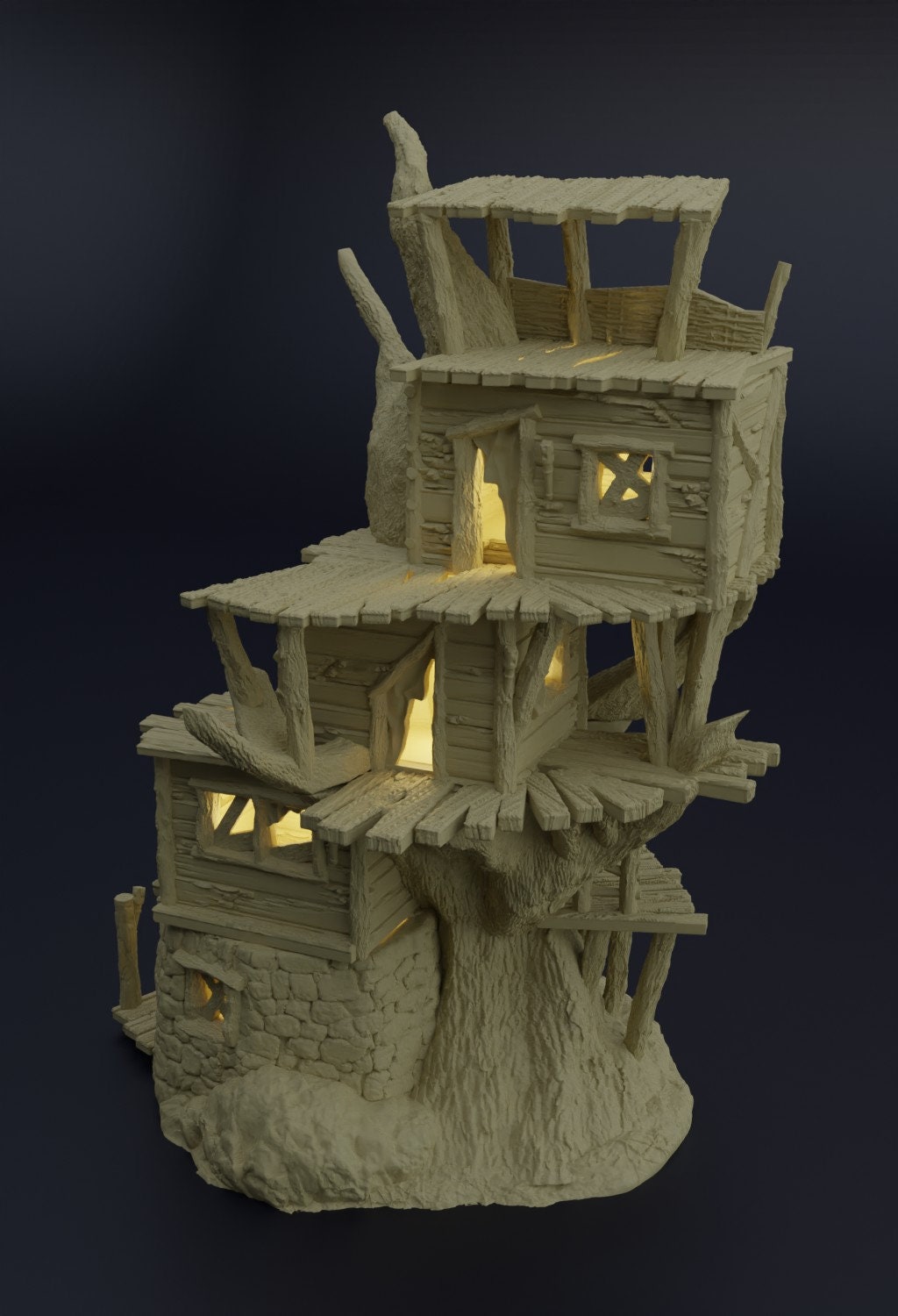Ratling Hovel, Ratling Tree House, Slums House