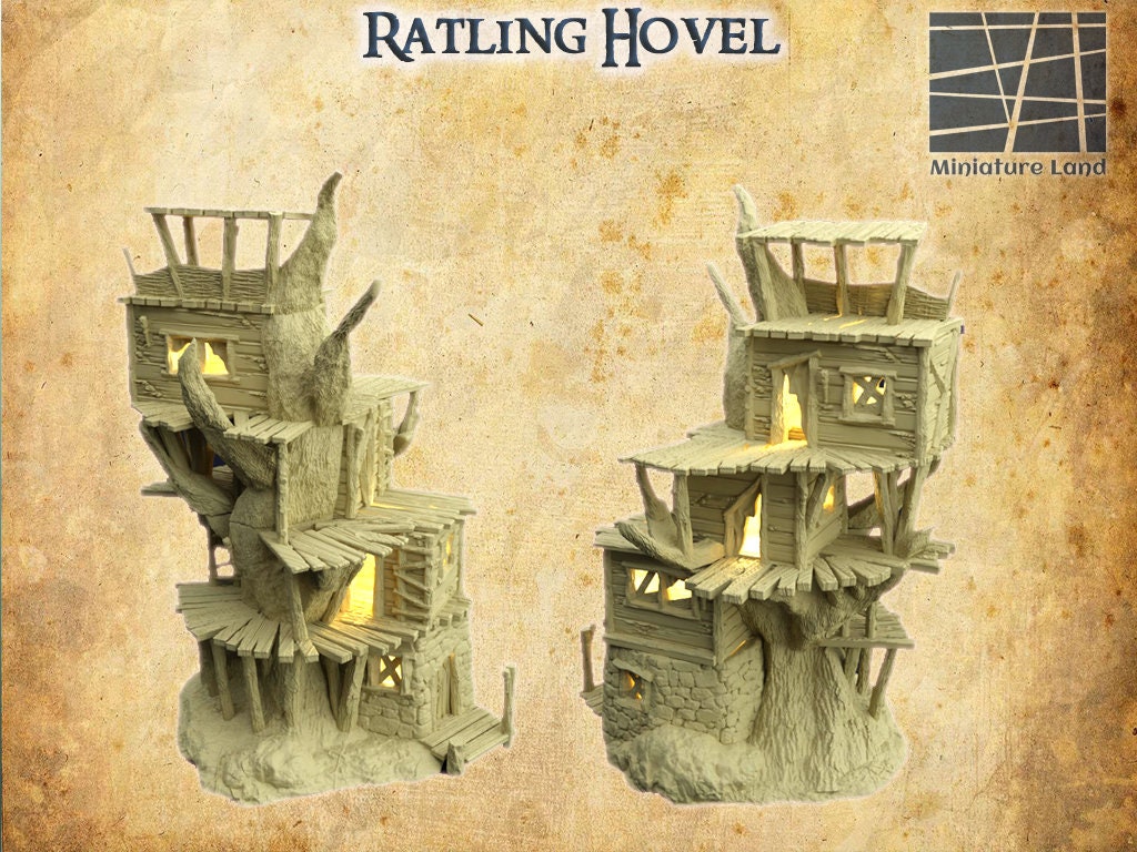 Ratling Hovel, Ratling Tree House, Slums House