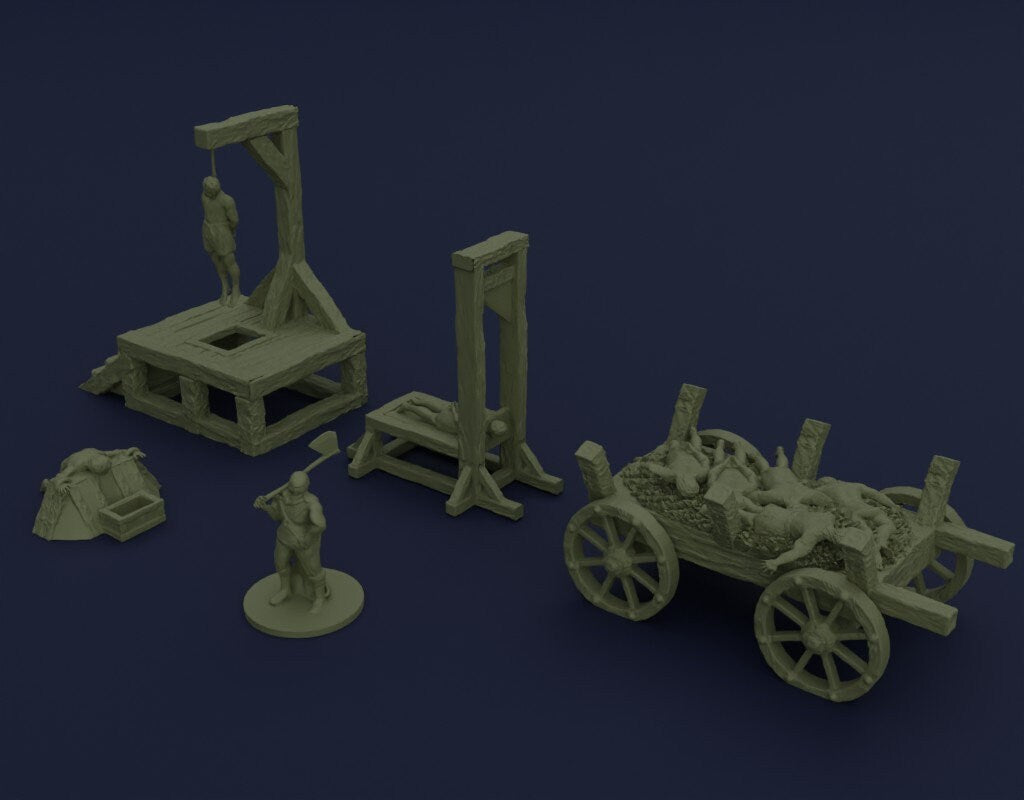 Execution Field , Execution Grounds, Execution Buildings, Gallows
