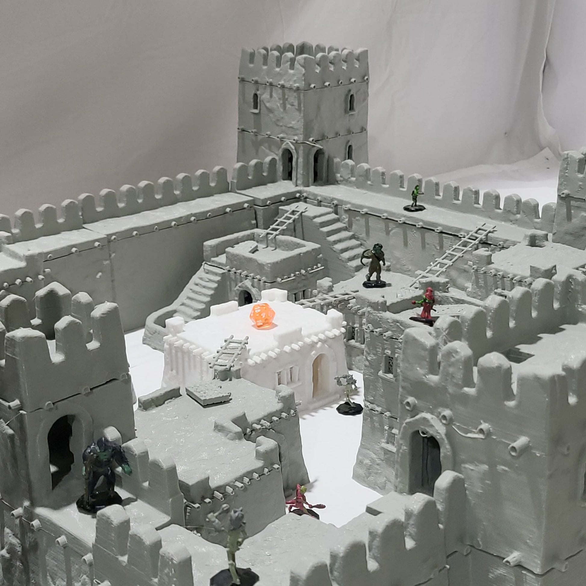 Tabletop RPG Terrain, Desert Mud House, DnD Terrain, Pathfinder Terrain, War Gaming Scenery, PLA 3D Printed Houses, Miniature Desert Houses, Tabletop Game Accessories, RPG Desert Campaign, 3D Printed Terrain, Gaming Miniatures, Desert Themed Scenery