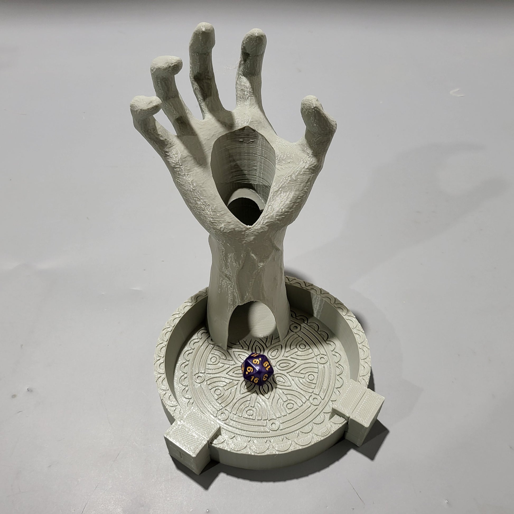 Dice Tower,Tabletop, dungeons and dragons, Lord of the rings, ruin, dnd rpg, ruins, temple, d and d games, warhammer, dnd, dnd campaign, grimdark, tabletop terrain, Mage, Magic, Hand Tower, Dice