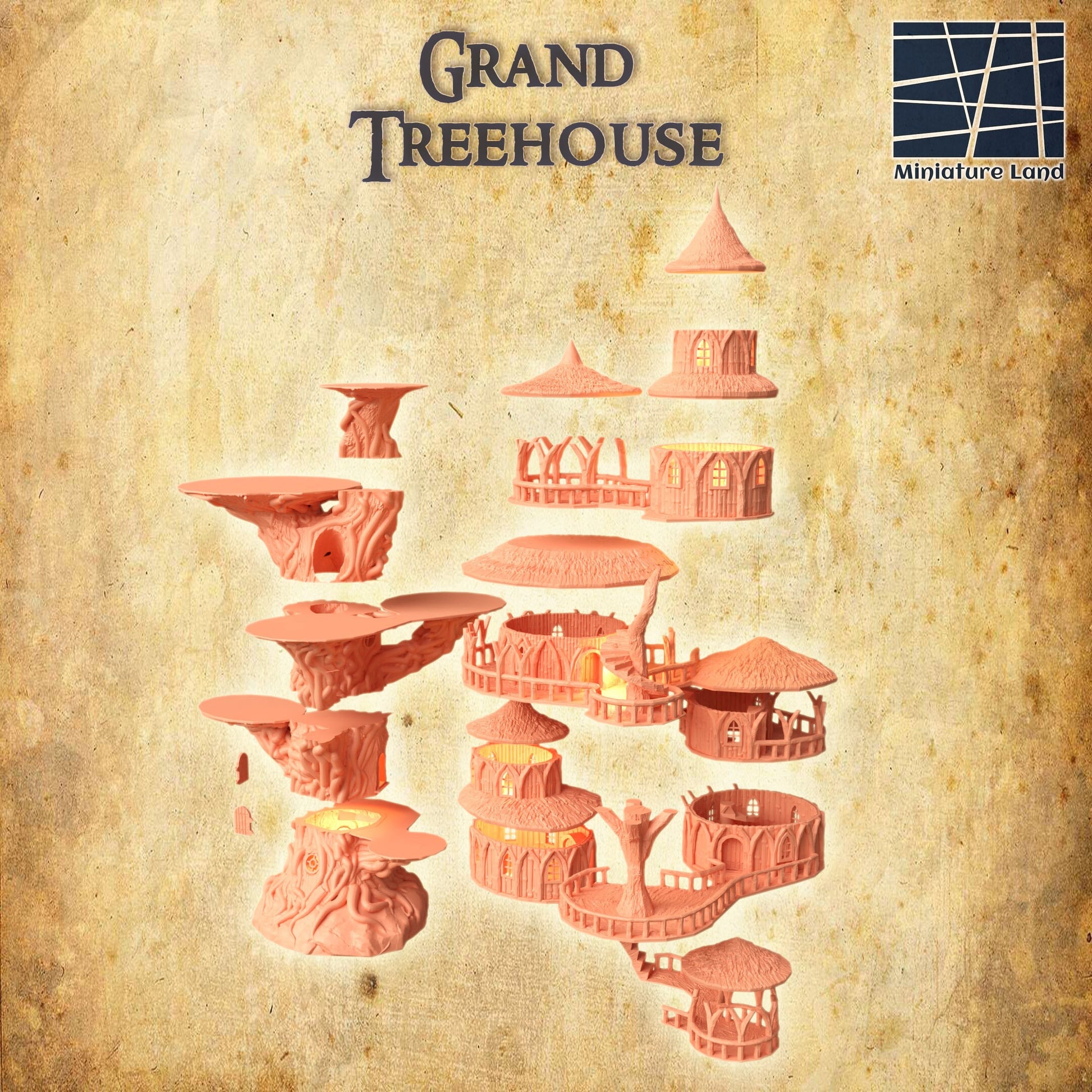Grand Tree House, Tree Palace, 7 levels