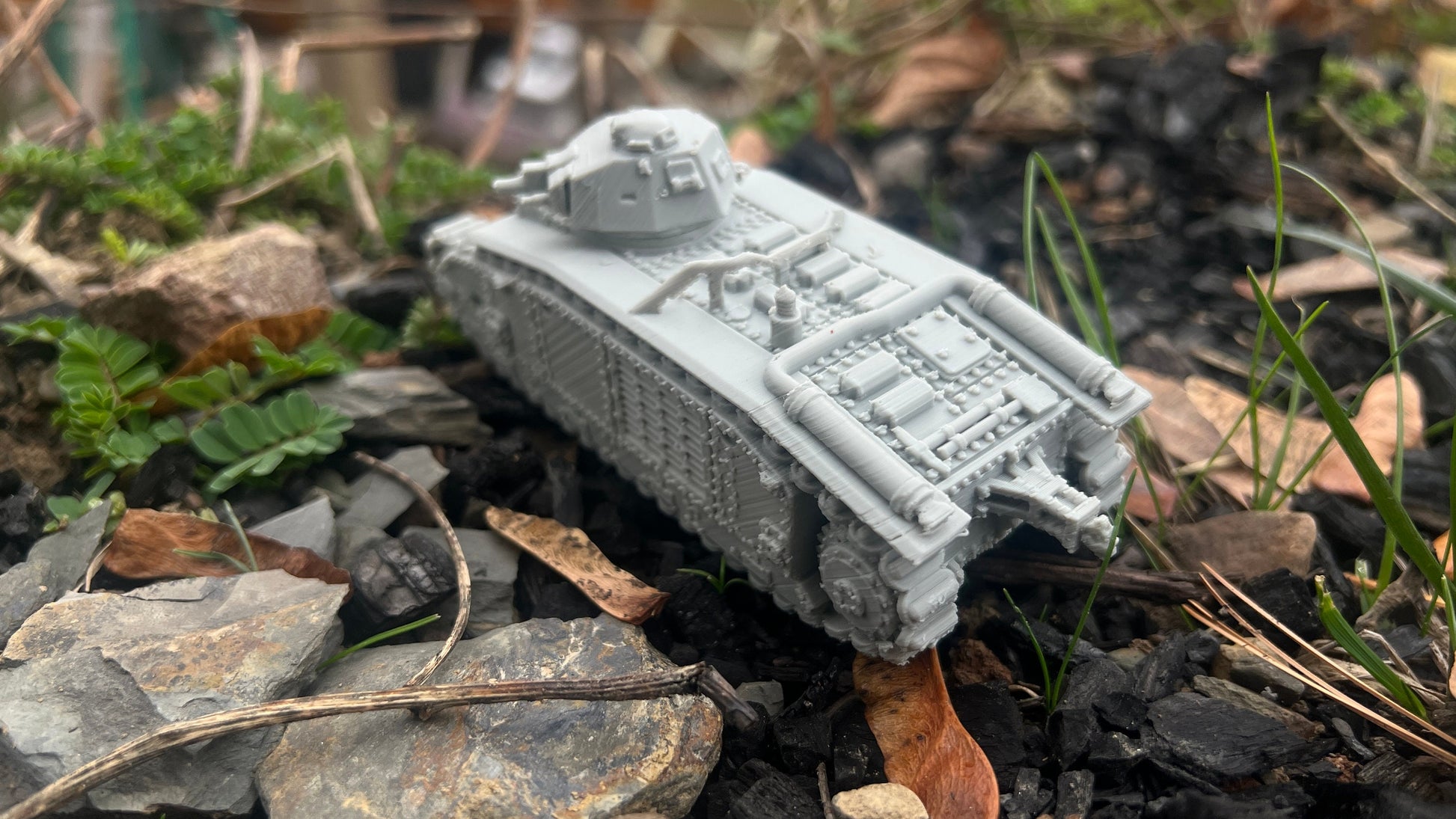 Char B1, French heavy tank, French tank, , Modern warfare, Tabletop terrain, WW2, WWII,