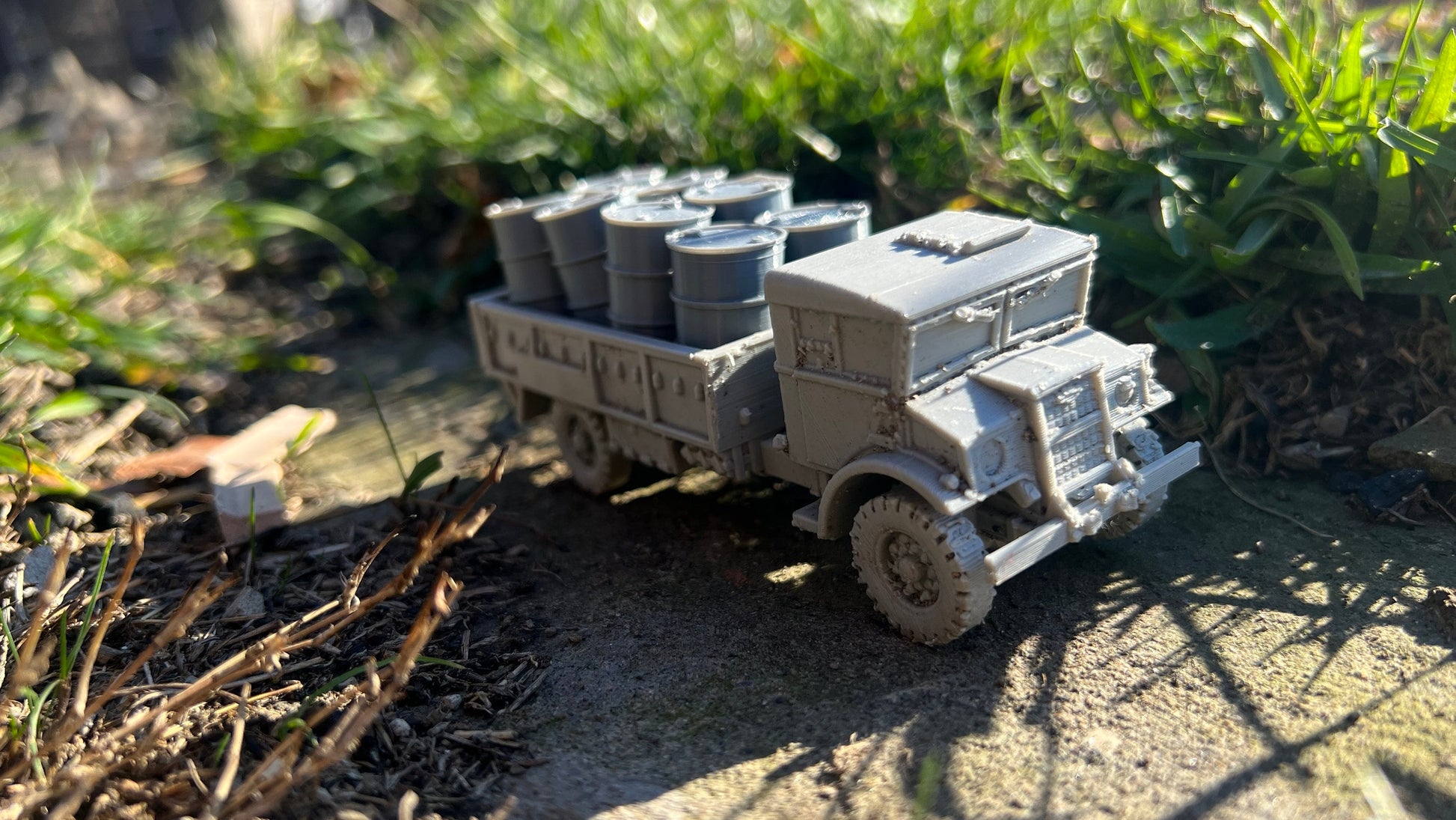 Truckload of barrels, CMP C60L, Truck, , Modern warfare, Tabletop terrain, WW2, Modern tank,