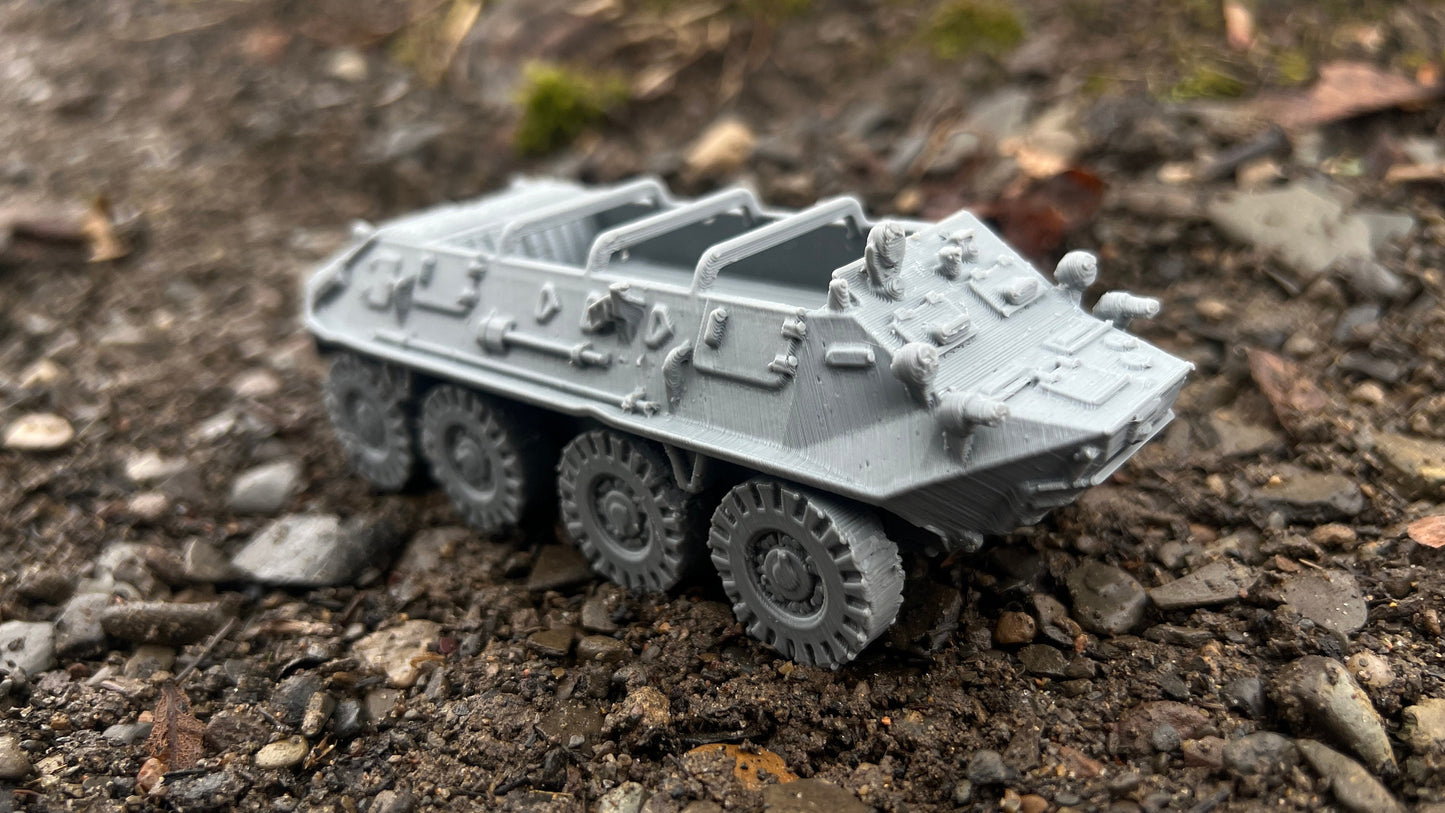 BTR-60, troop transport, cold war tank, cold war, tank, Russian, Tabletop terrain, tabletop gaming,