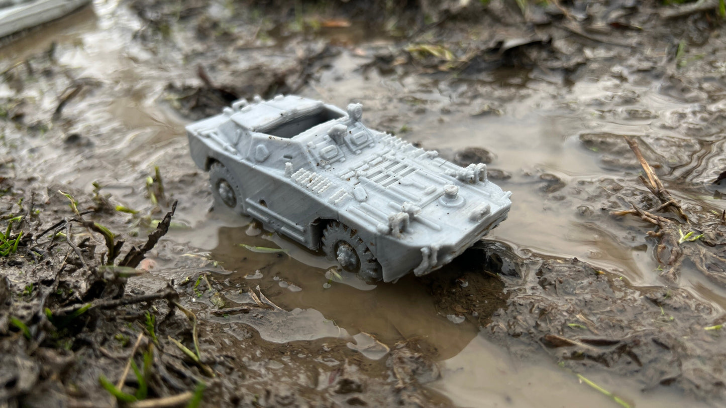 BRDM-1, Truck, Soviet Era, Post War, cold war, tabletop gaming, tabletop terrain