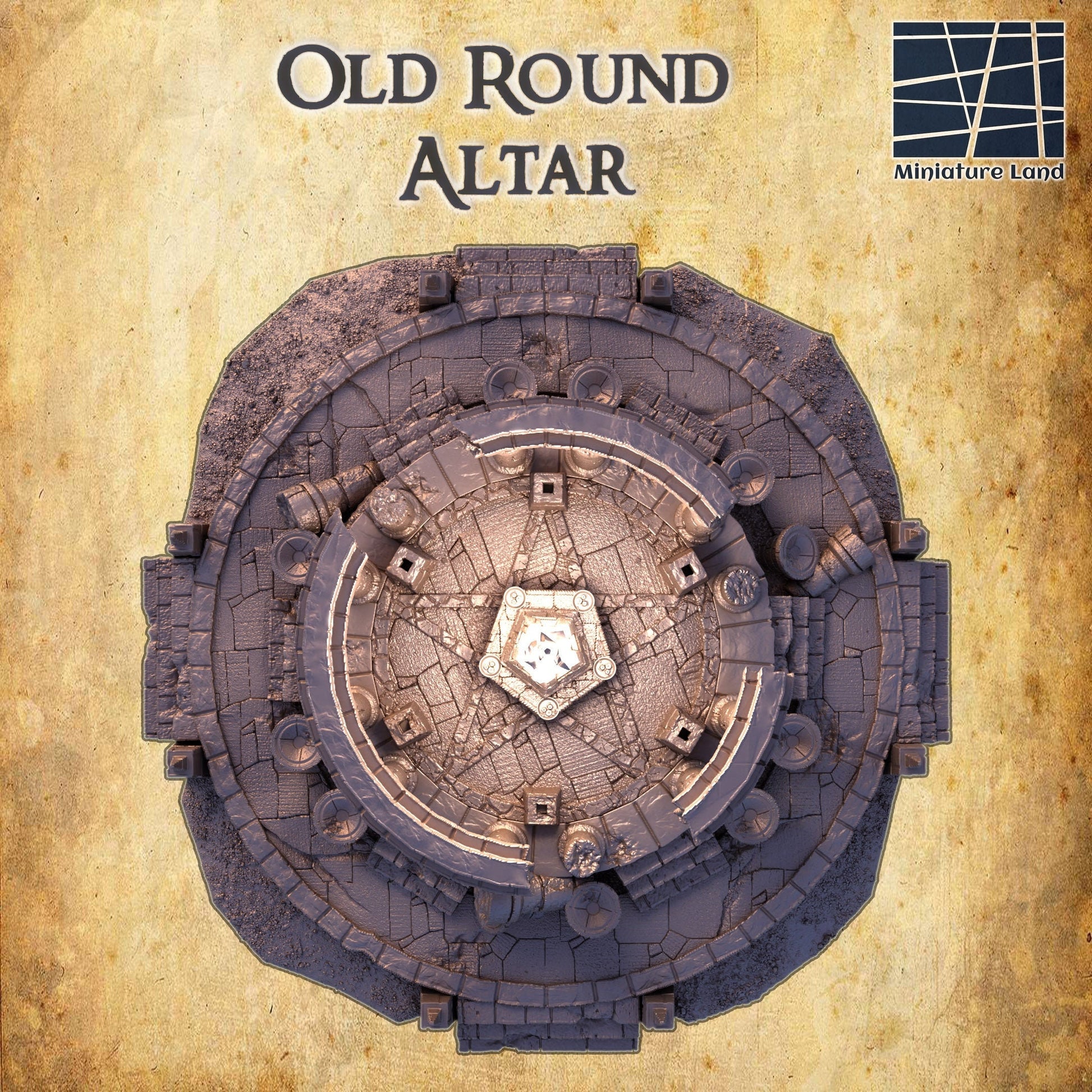 Old Ruined Altar, ruined temple, 16x16 ruin