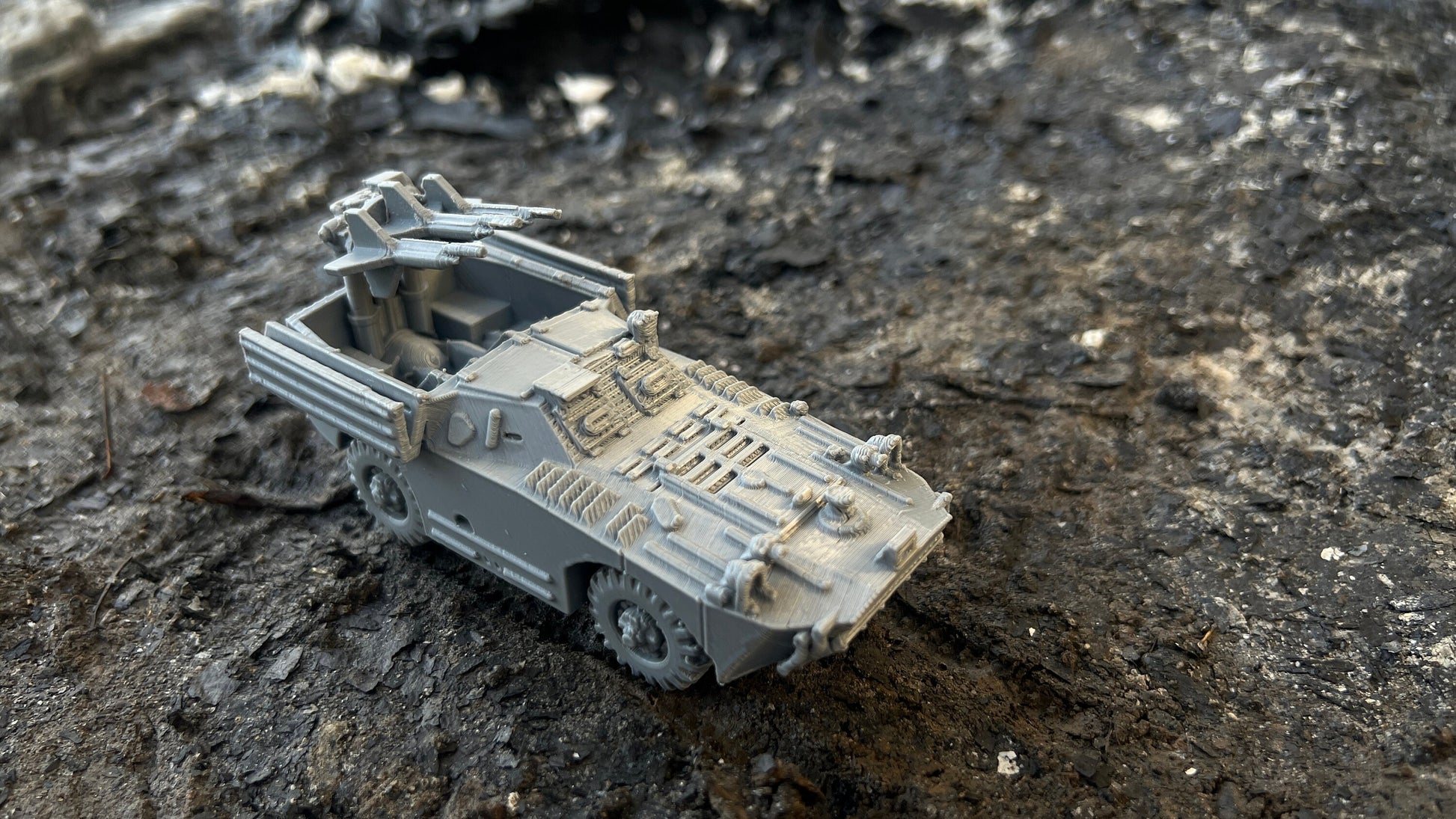 BRDM-1 snapper, Truck, Soviet Era, Post War, cold war, tabletop gaming, tabletop terrain