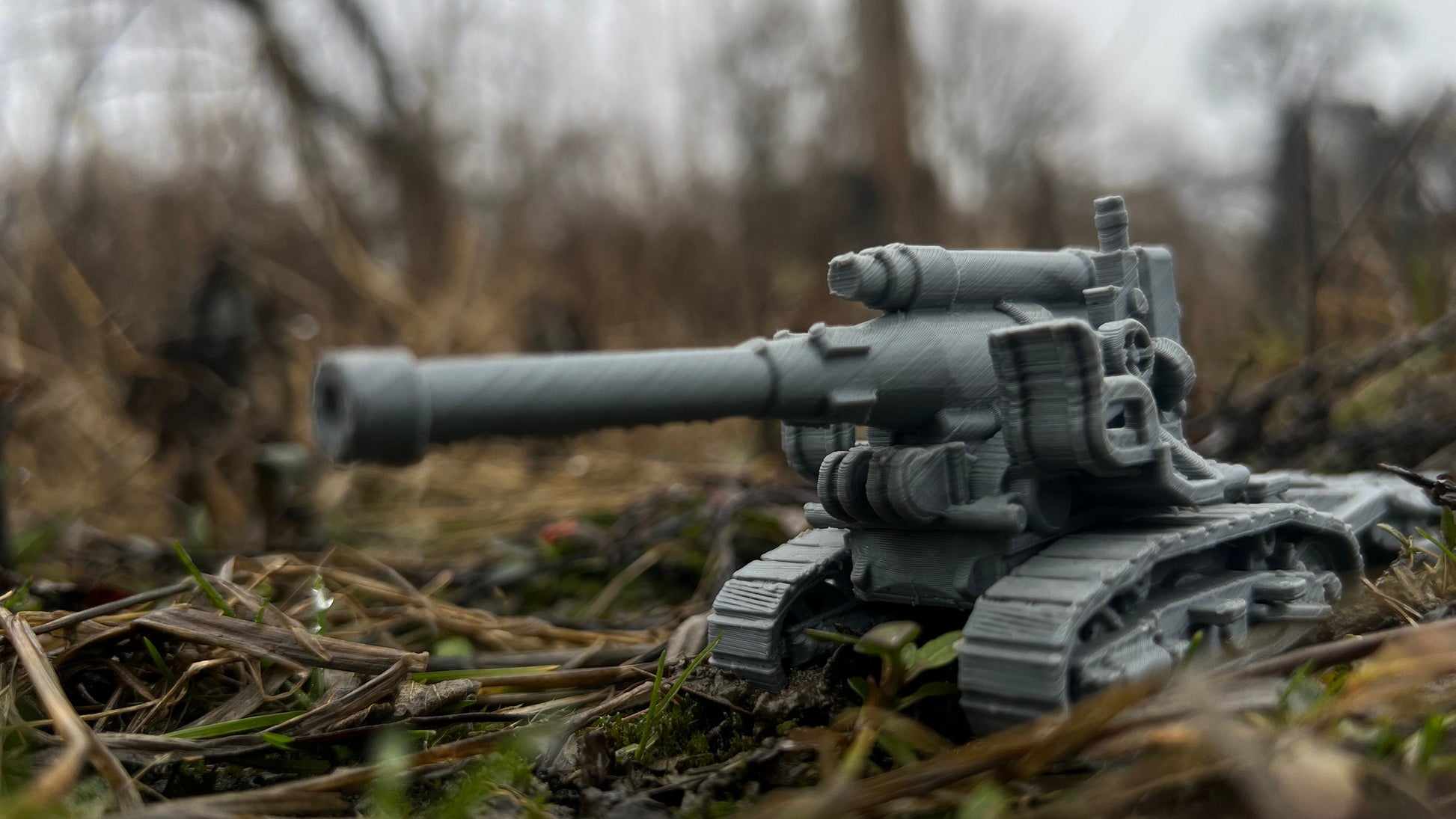 B4-5 howitzer, artillery, Soviet Era, Post War, cold war, tabletop gaming, tabletop terrain