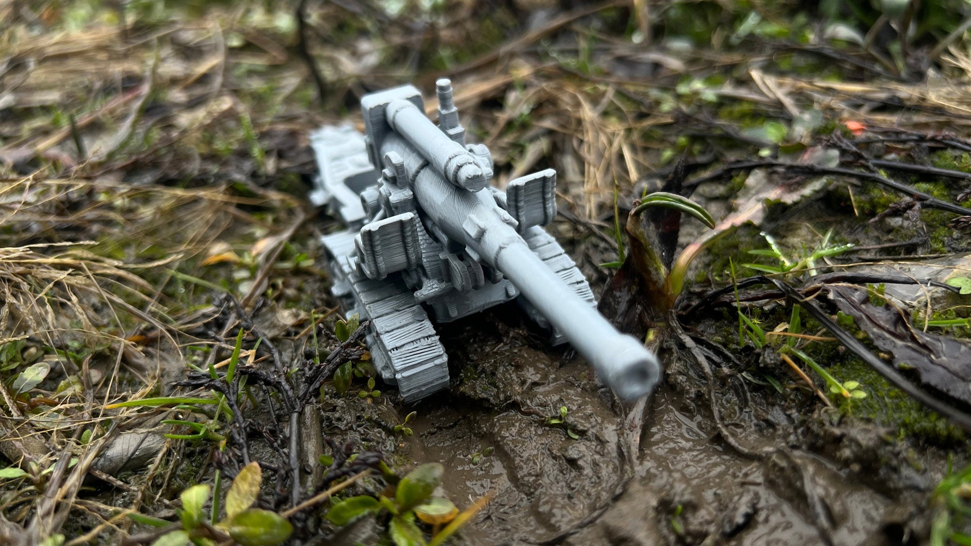 B4-5 howitzer, artillery, Soviet Era, Post War, cold war, tabletop gaming, tabletop terrain