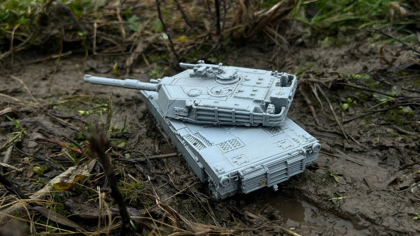 M1A1 Abrams , Modern warfare, Tabletop terrain, WW2, Modern tank,