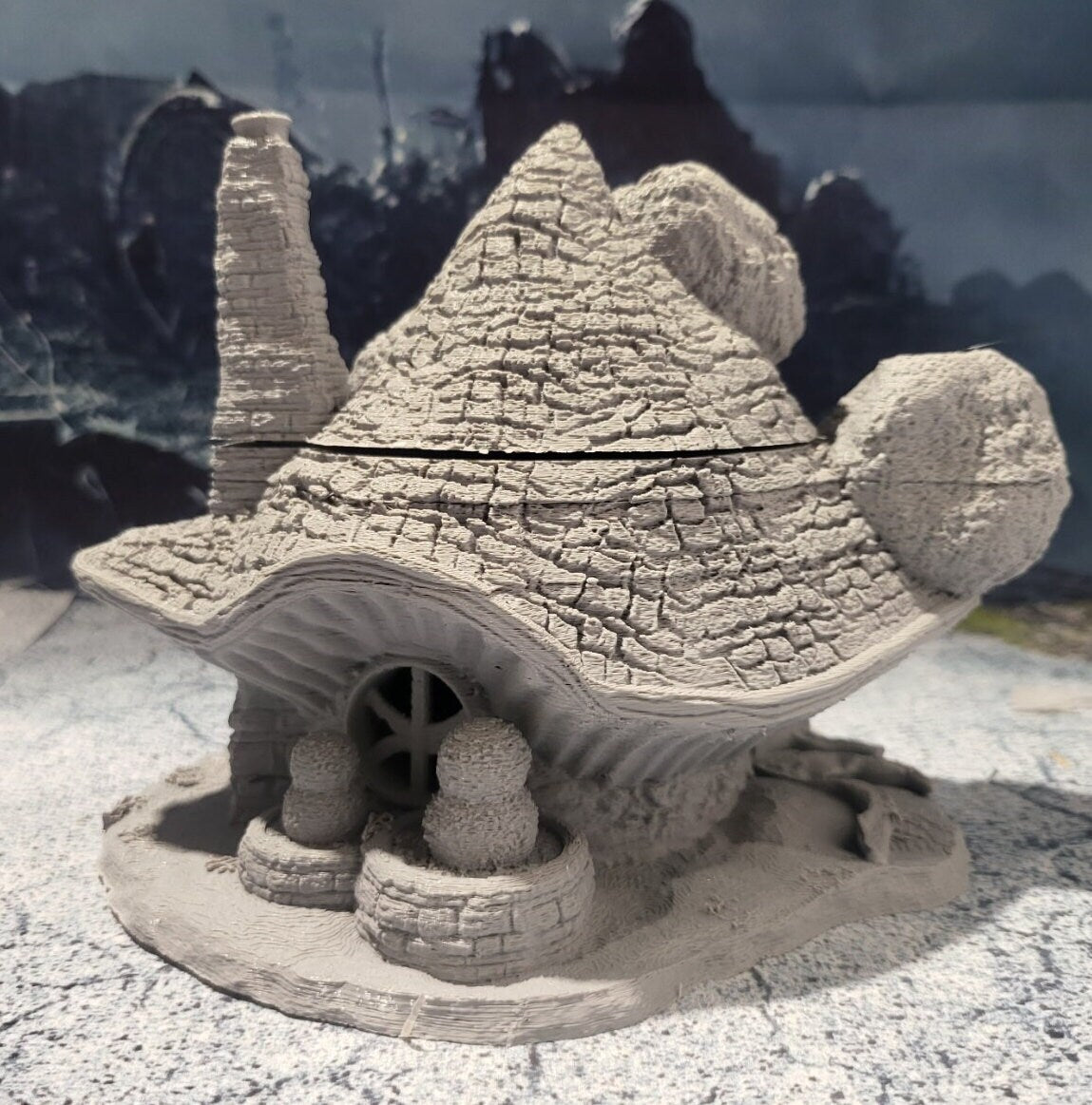 Fairy Village, House 3, Fairy House 3, 28mm Terrain, Fantasy Terrain, dungeons and Dragons