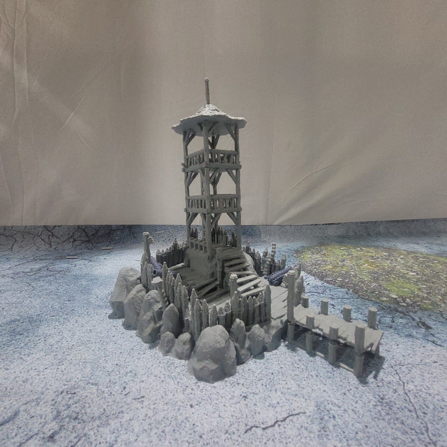 Tabletop Terrain, Mordheim, D&D, Pirate, Tower, Ruin, Ruined, houses, Tabletop, Fantasy Terrain, Town Set, Town and Market, Mordheim Set, Wargaming, Dungeons and Dragons, Lord of the rings, RPG Set, Village Set, building set, small town, Market, town