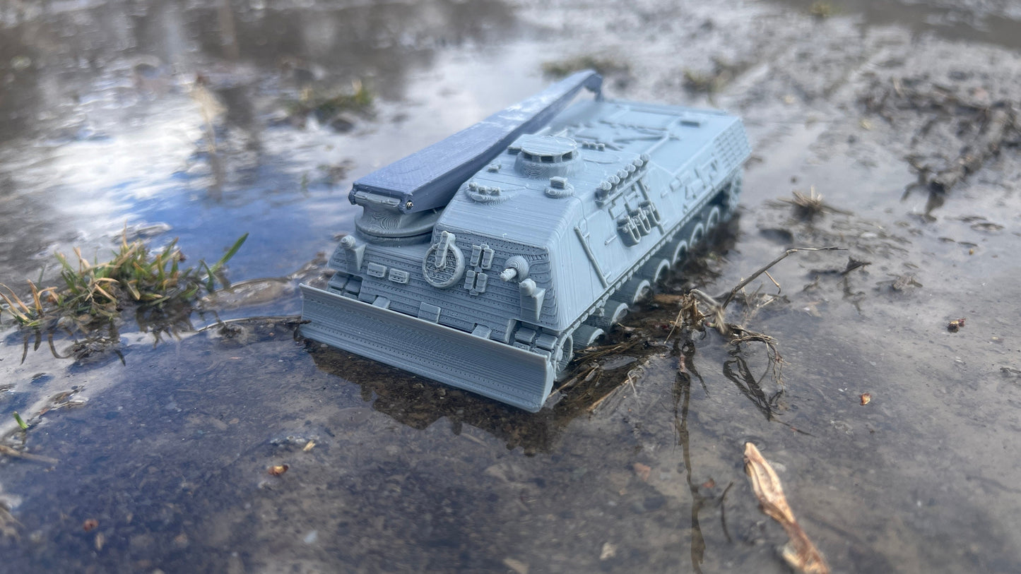Bergepanzer 2 , Modern warfare, Tabletop terrain, German, Modern tank,