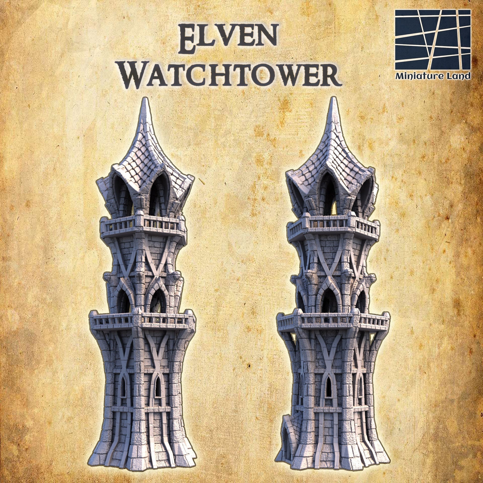 Tabletop Terrain, Mordheim, DnD, Pirate, Tower, Ruin, Ruined, houses, Tabletop, Fantasy Terrain, Town Set, Town and Market, Mordheim Set, Wargaming, Dungeons and Dragons, Lord of the rings, RPG Set, Village Set, Chaos, small town, Market, town, Elven