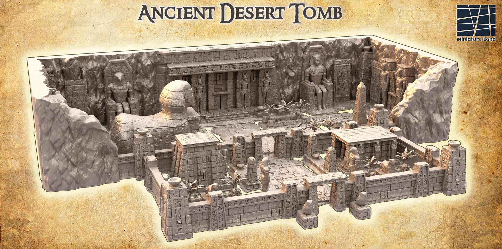Ancient Desert Tomb 28mm