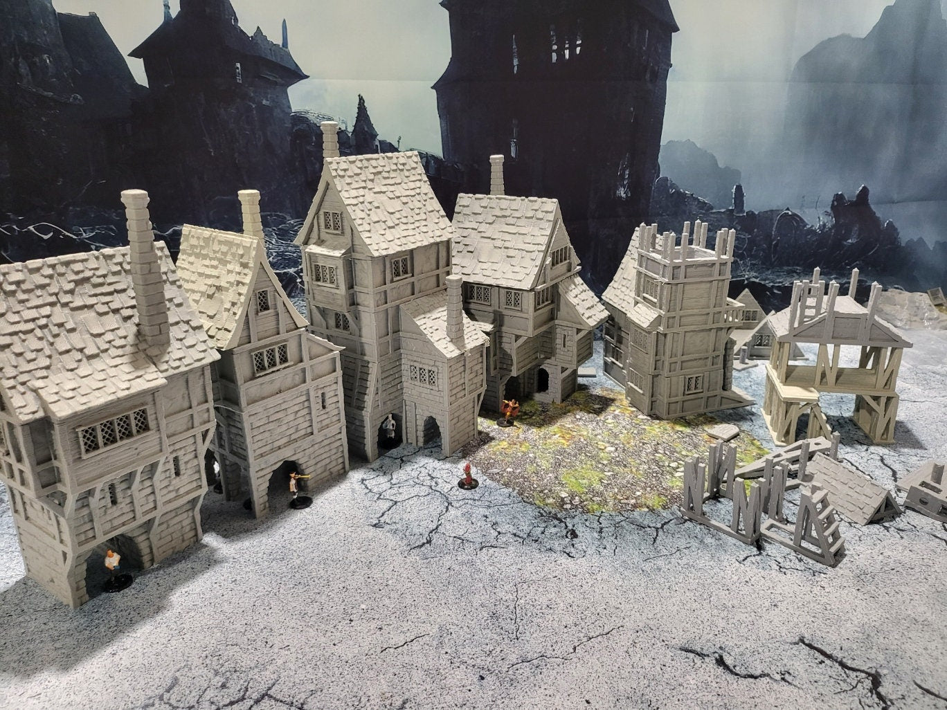 Tabletop, dungeons and dragons, Lord of the rings, ruin, dnd rpg, ruins, temple, d and d games, warhammer, dnd, dnd campaign, grimdark, tabletop terrain, Pirate, Bridge, bridgetown, bridge town, mod, bridge city